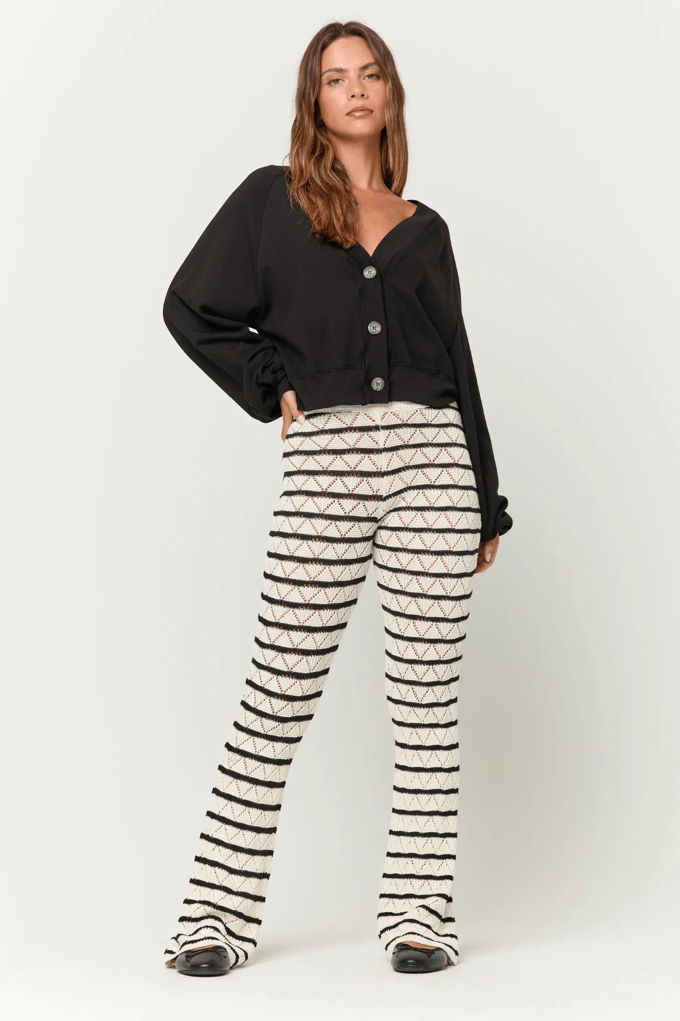 Francina Button Front Cardi sold by Project Social T
