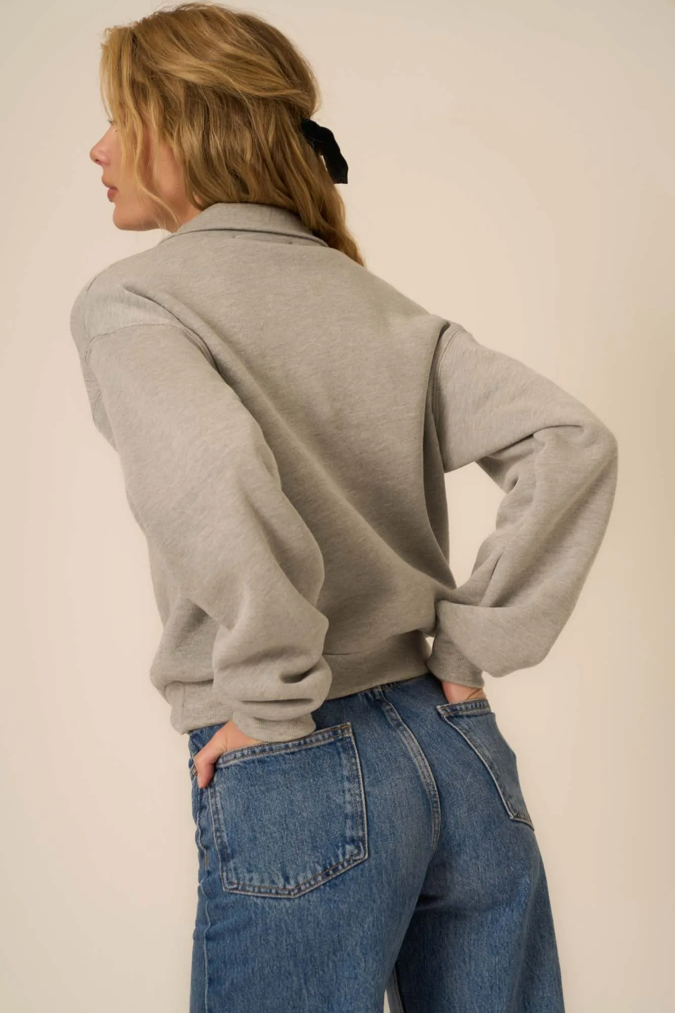 Ski Club Half Zip Sweatshirt sold by Project Social T product image thumbnail 4