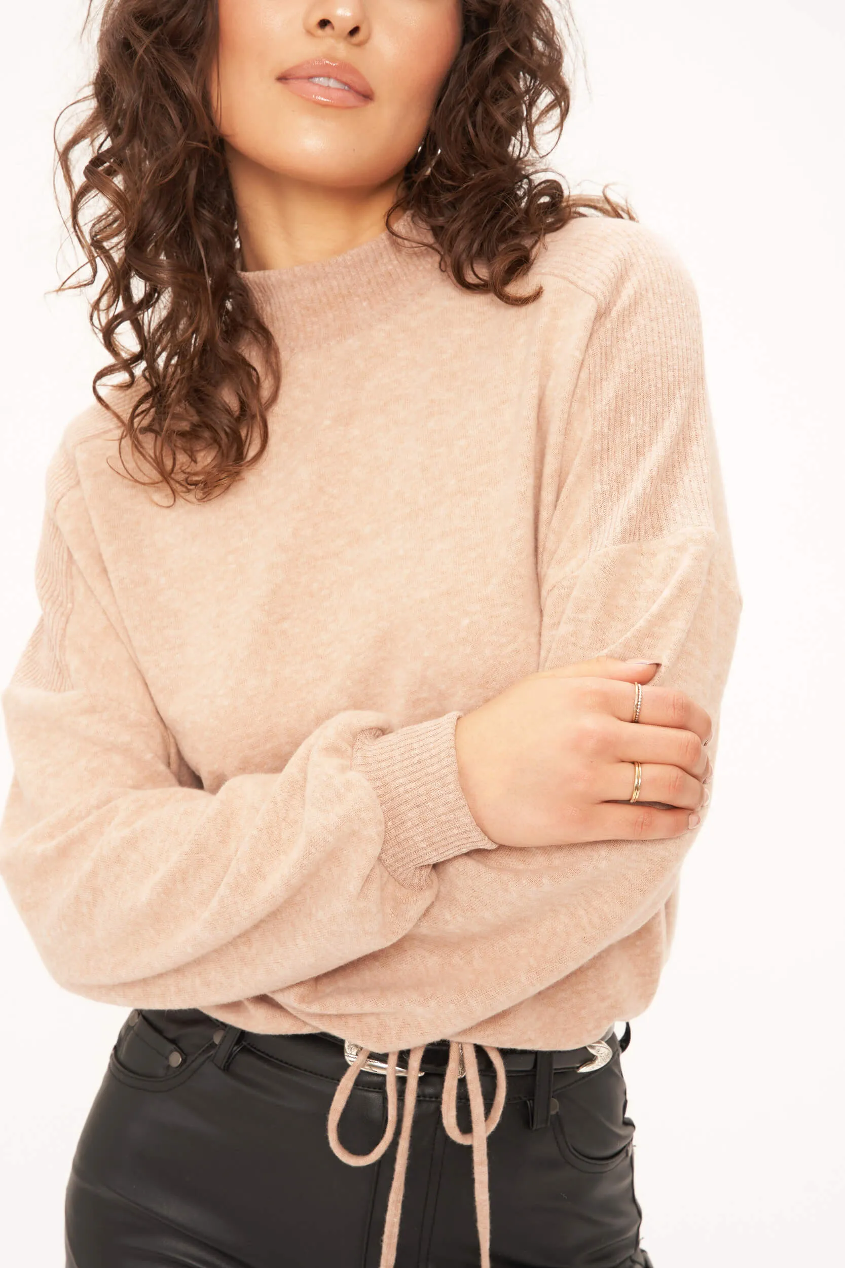 Veda Cozy Mock Neck - Caramel sold by Project Social T product image thumbnail 2