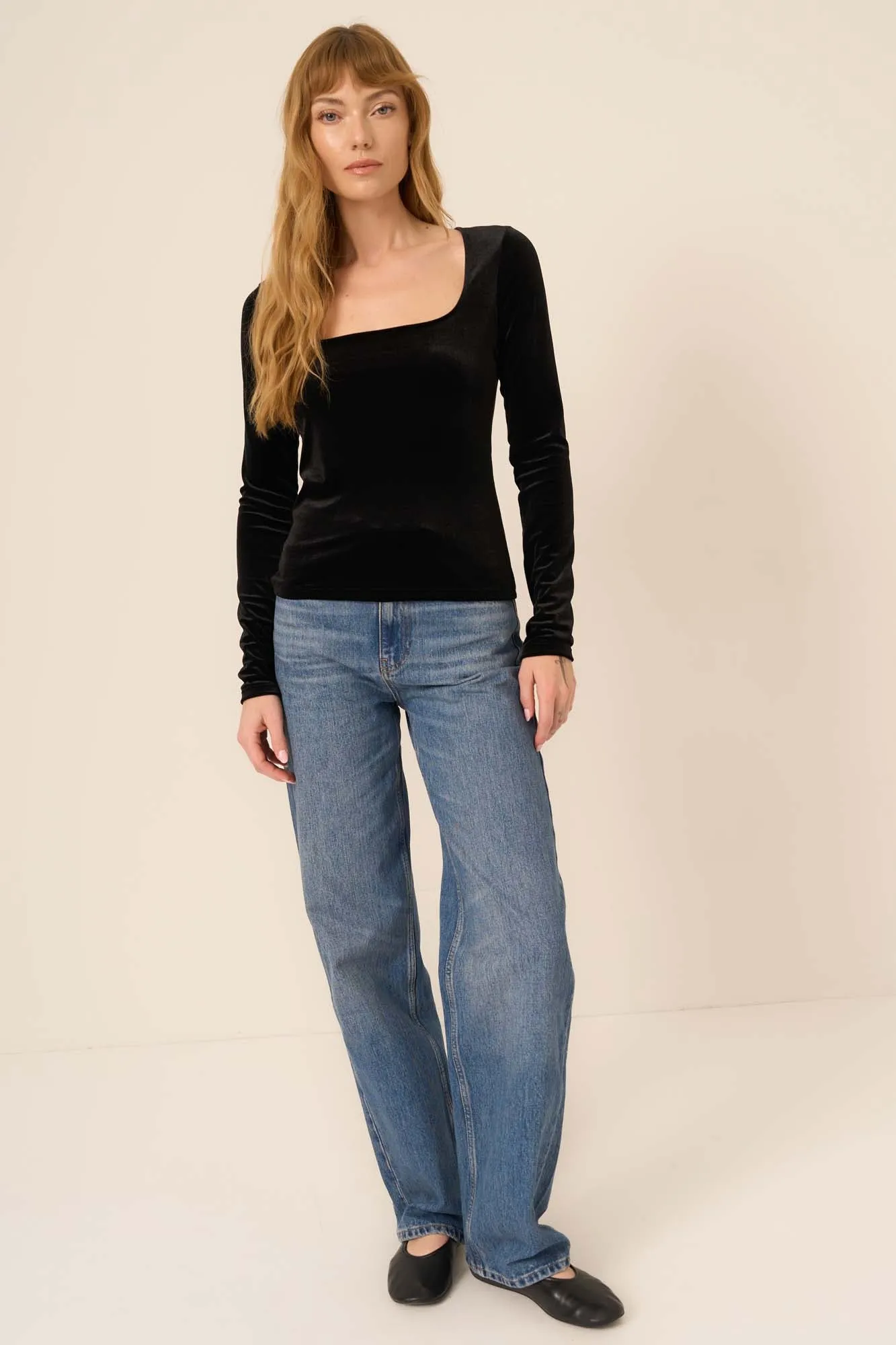Dream Come True Square Neck Velvet Long Sleeve sold by Project Social T product image thumbnail 2