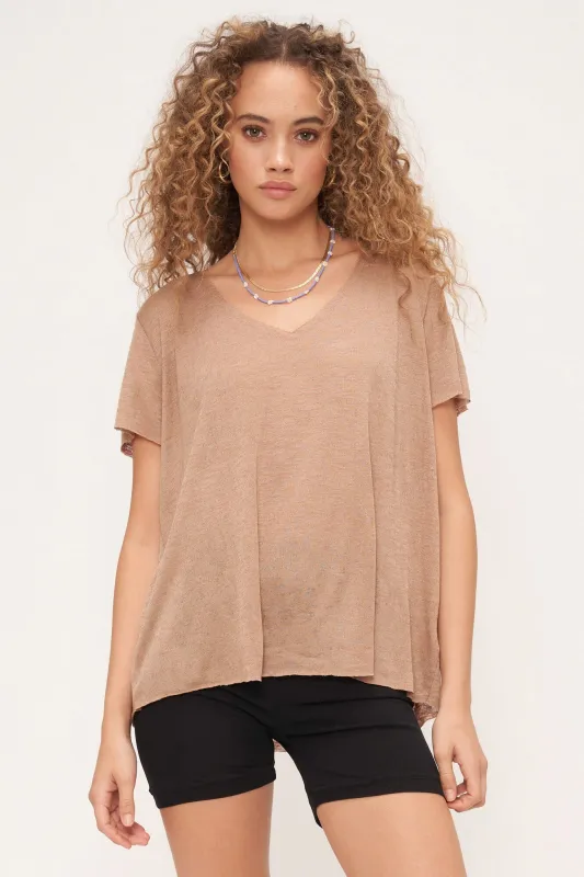 The Original Textured V - Tea Leaves sold by Project Social T