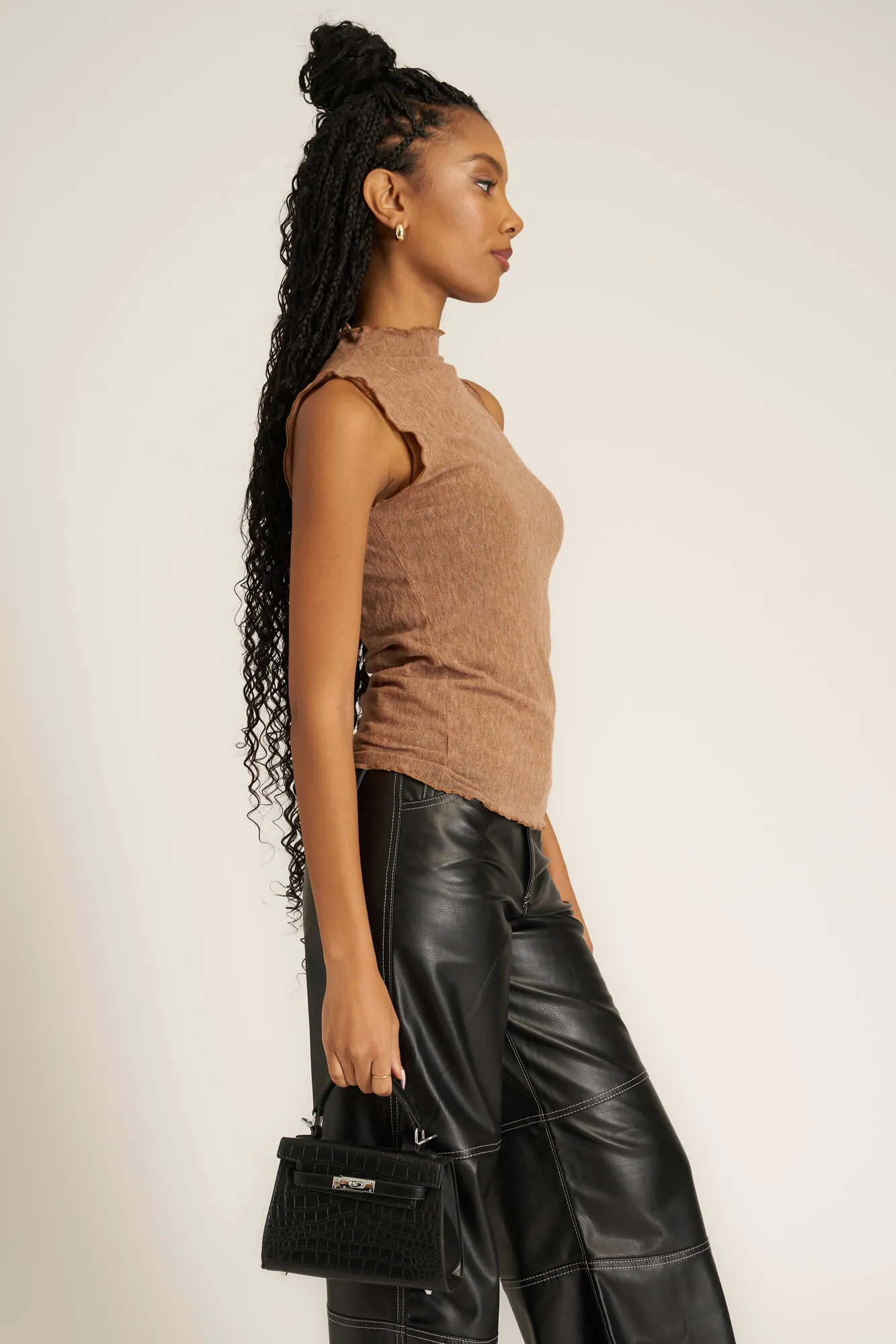 On The Town Layered Mesh Tank sold by Project Social T product image thumbnail 3