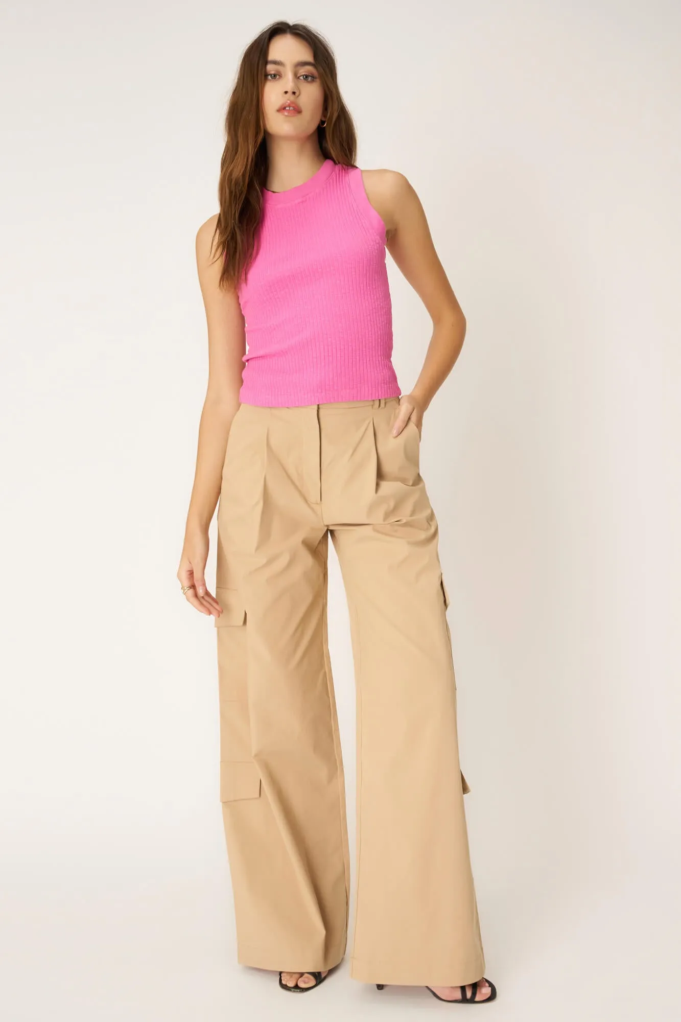 Player Fitted Racerback Rib Tank - DW Love Potion Pink sold by Project Social T product image thumbnail 2