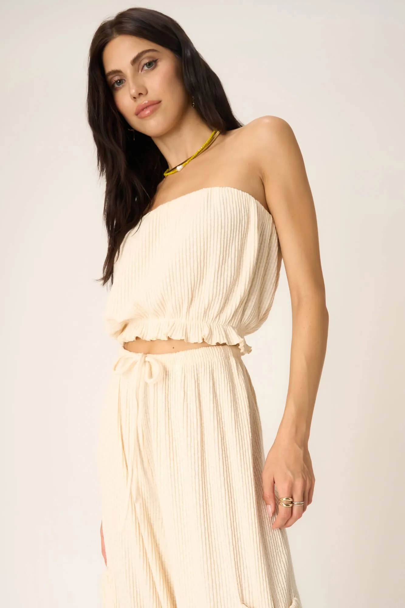 Never Better Textured Bubble Tube Top sold by Project Social T product image thumbnail 3