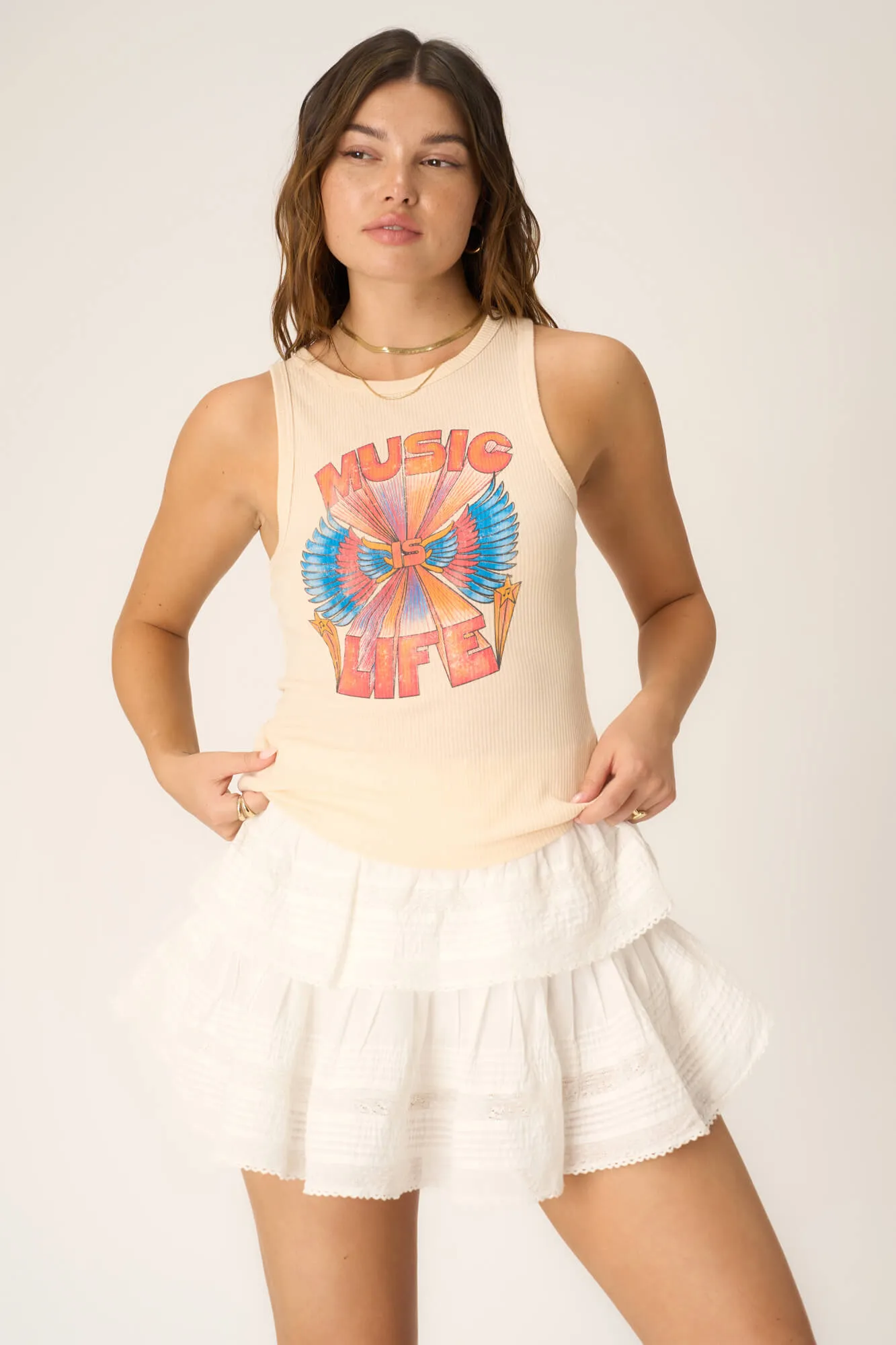 Music Is Life Tank sold by Project Social T product image thumbnail 2
