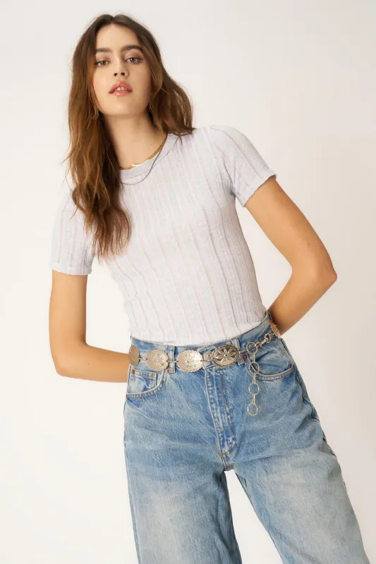 Everyday Textured Rib Tee sold by Project Social T