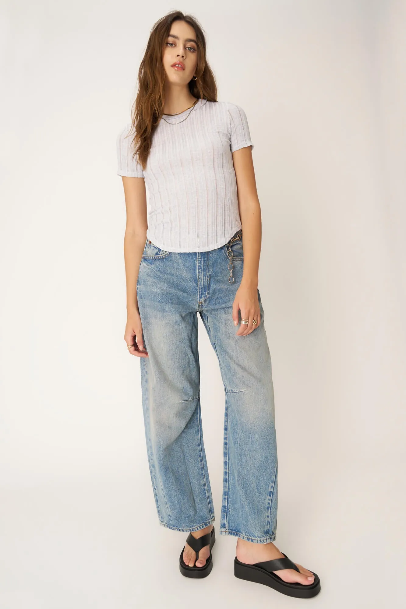 Everyday Textured Rib Tee sold by Project Social T product image thumbnail 2