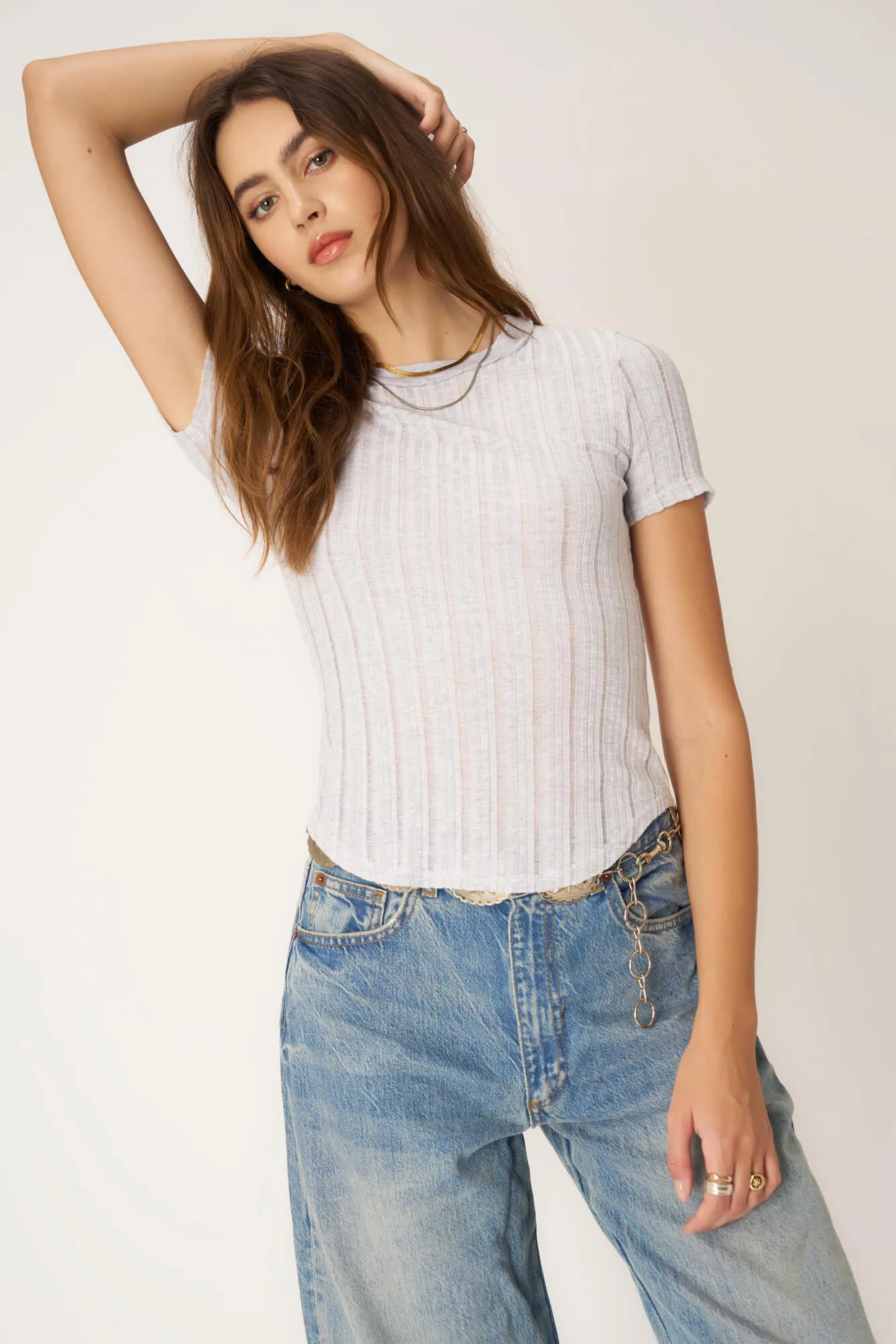 Everyday Textured Rib Tee sold by Project Social T product image thumbnail 3