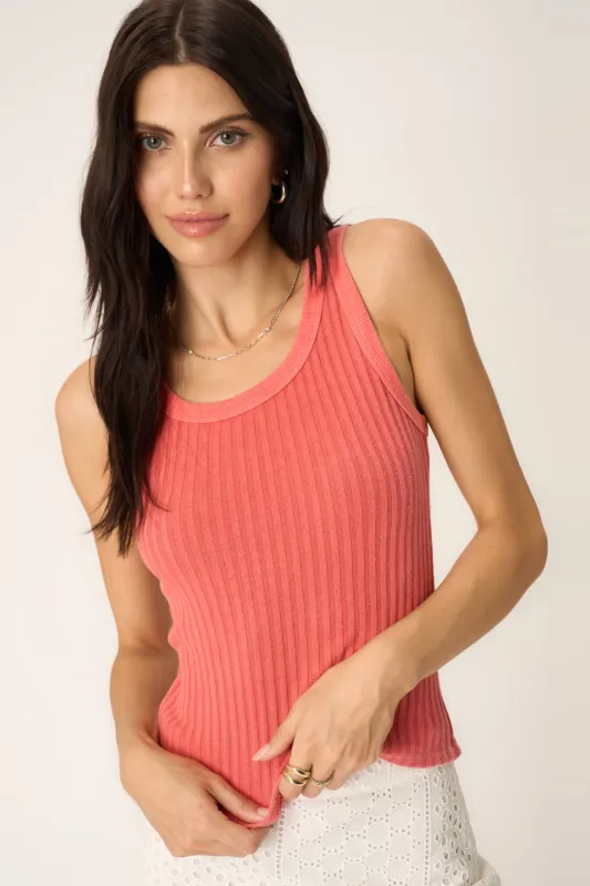 Cooper Sweater Rib Tank made by Project Social T