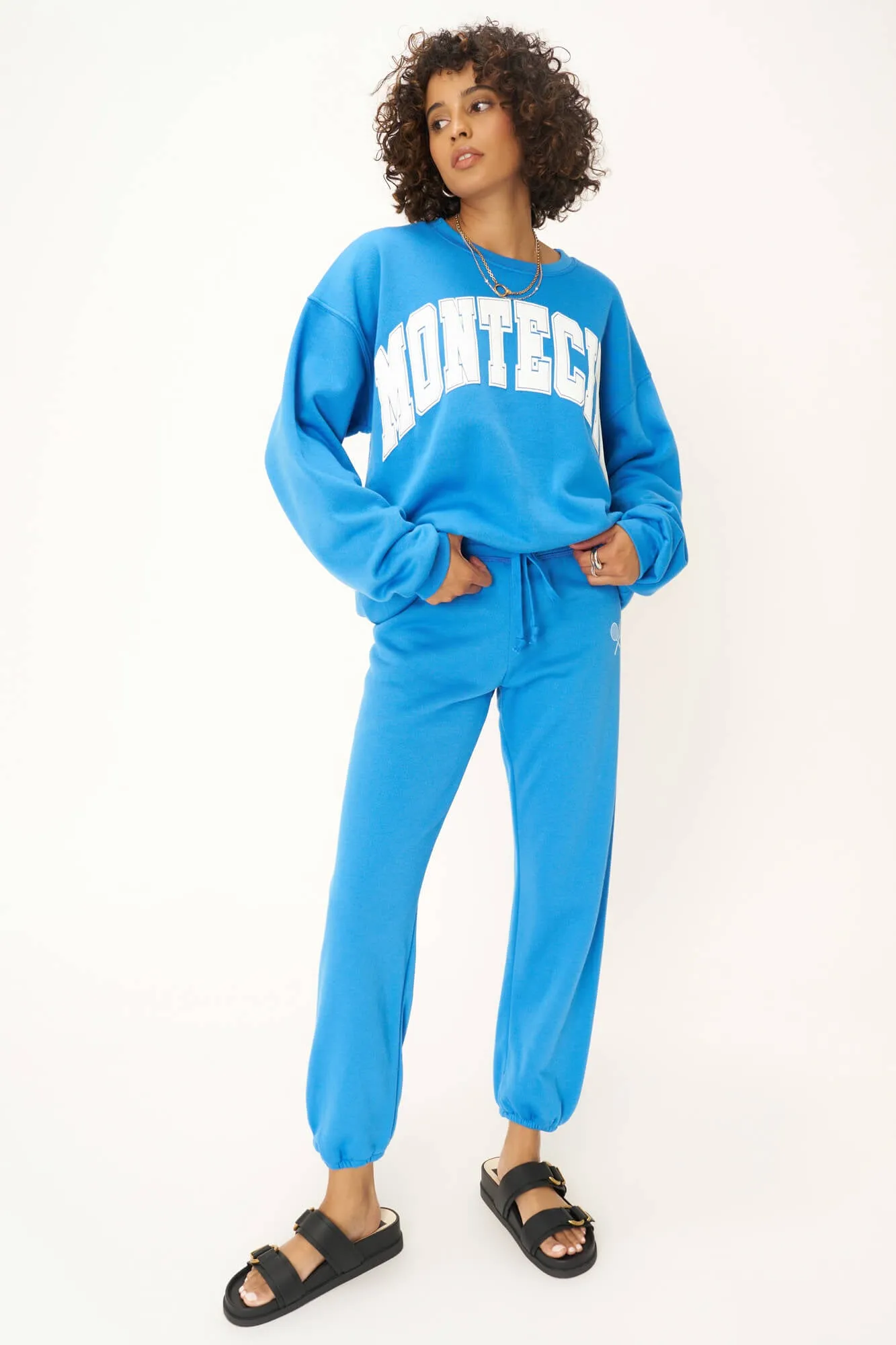 Club Montecito Sweatshirt - Palace Blue sold by Project Social T