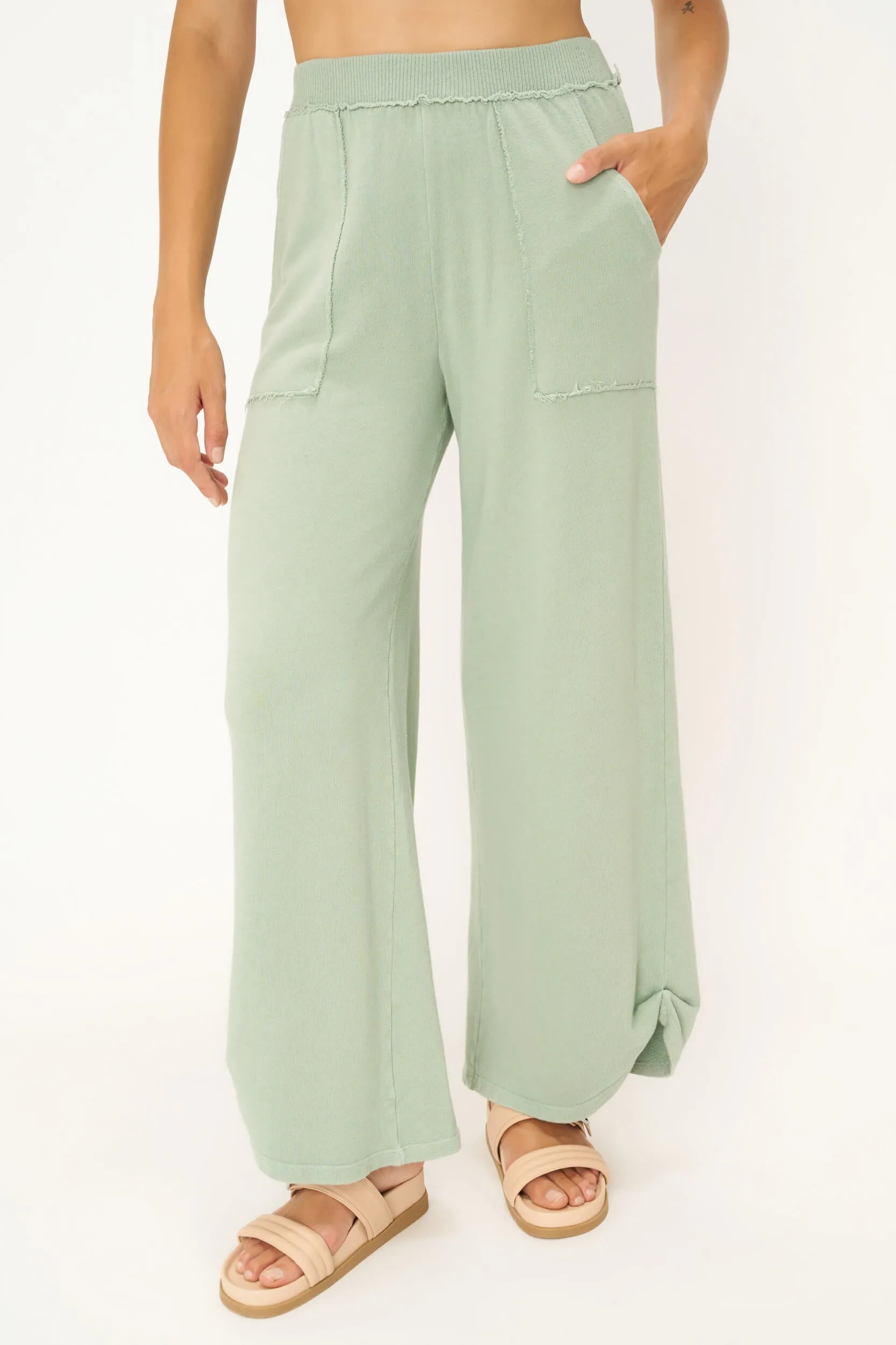 Siesta Wide Leg Pant - Endless Sky sold by Project Social T