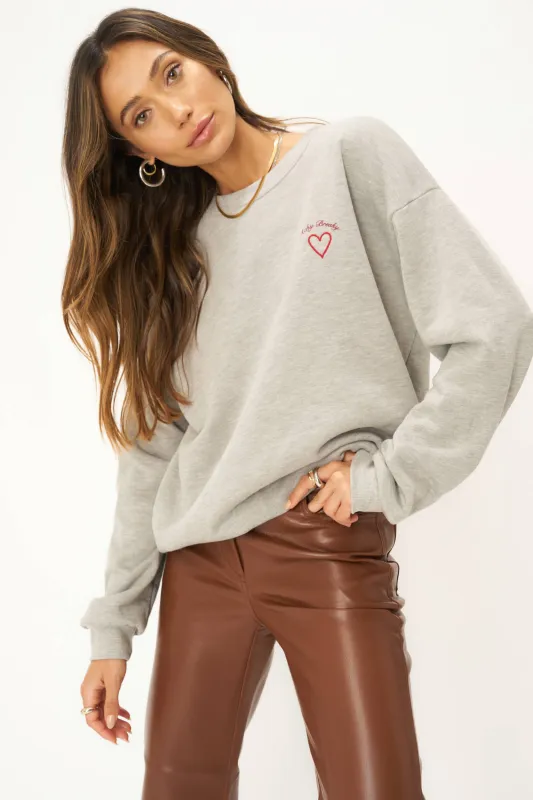 Achy Breaky Embroidered Sweatshirt made by Project Social T