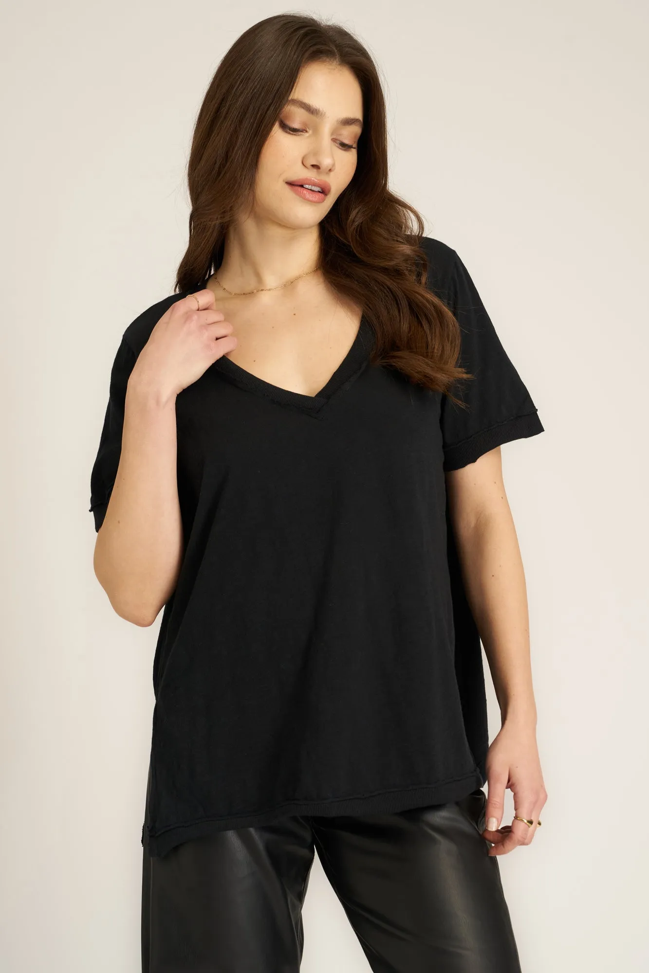 Knock Out V Neck Tee sold by Project Social T