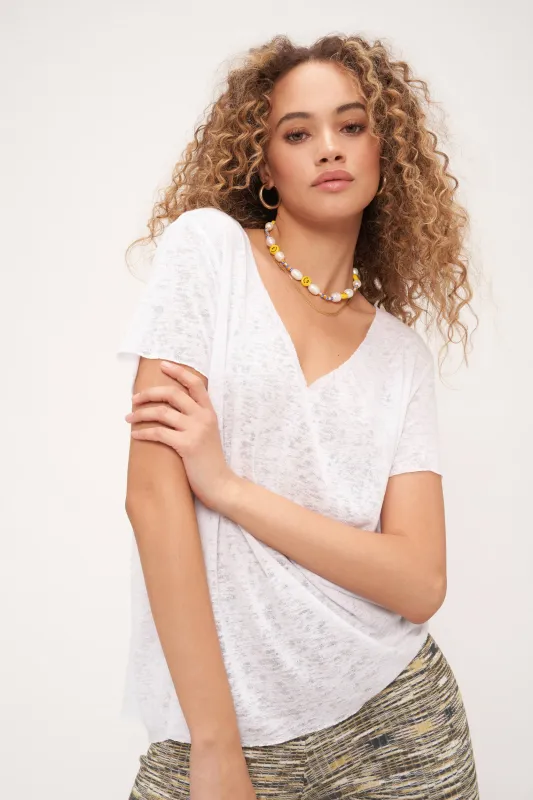 The Original Textured V - White sold by Project Social T