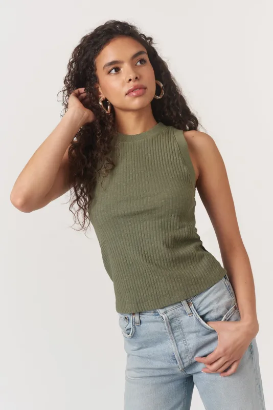 Player Fitted Racerback Rib Tank sold by Project Social T