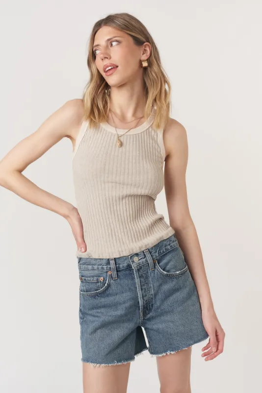 Cooper Sweater Rib Tank made by Project Social T