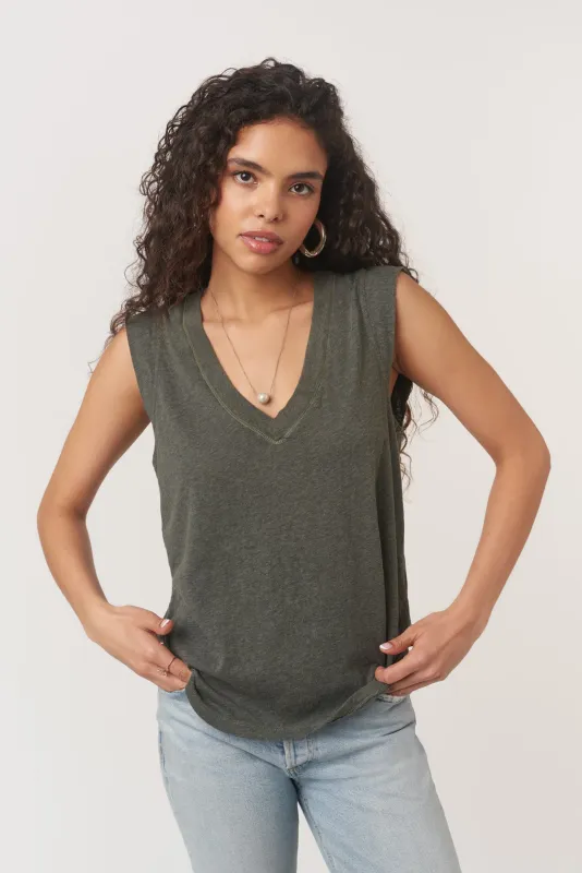 Rue V-Neck Tank sold by Project Social T