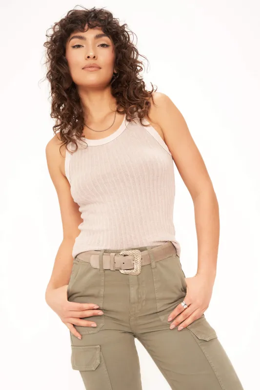 Cooper Sweater Rib Tank made by Project Social T