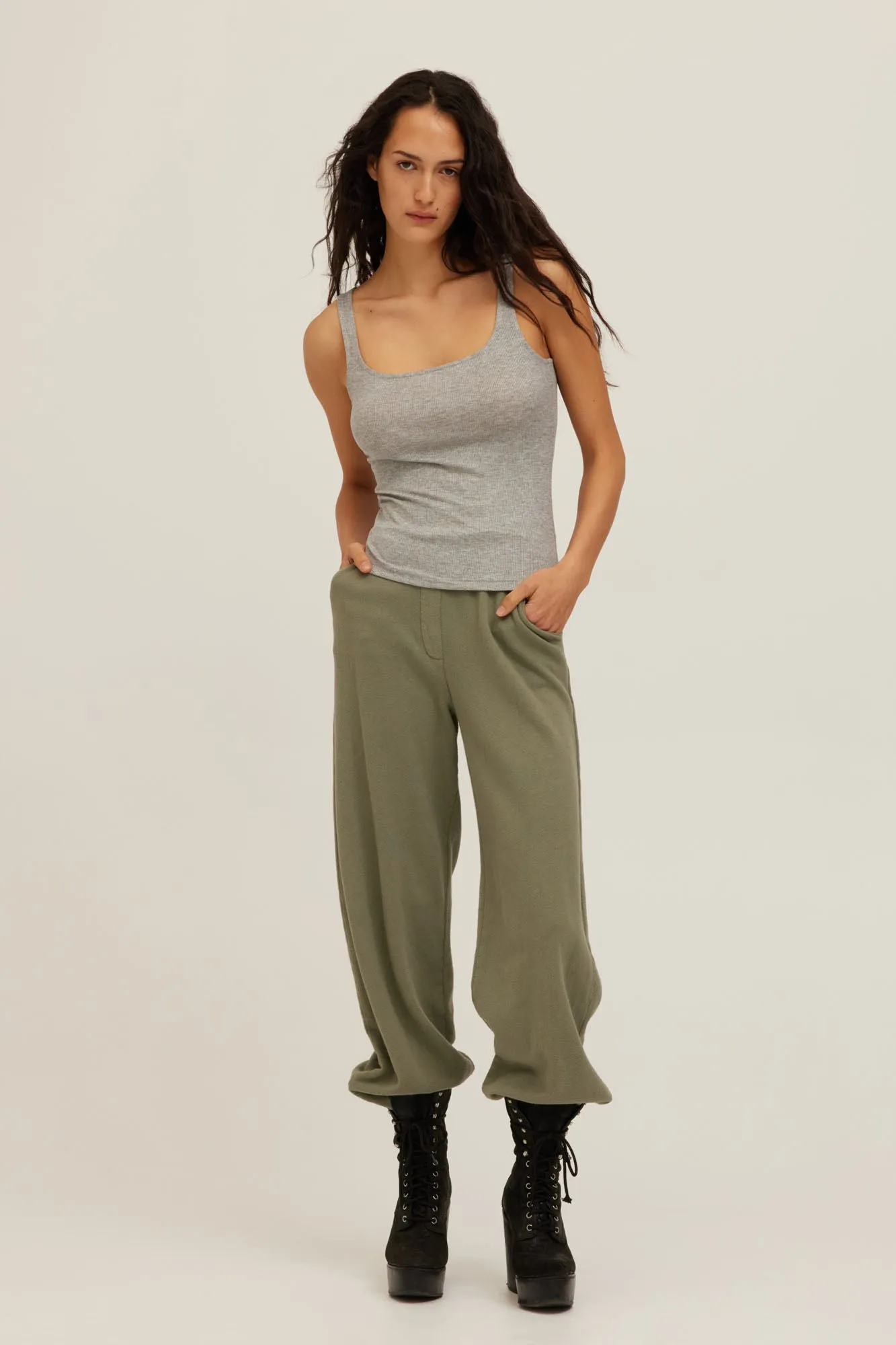 Olsen Scoop Neck Rib Tank sold by Project Social T product image thumbnail 2