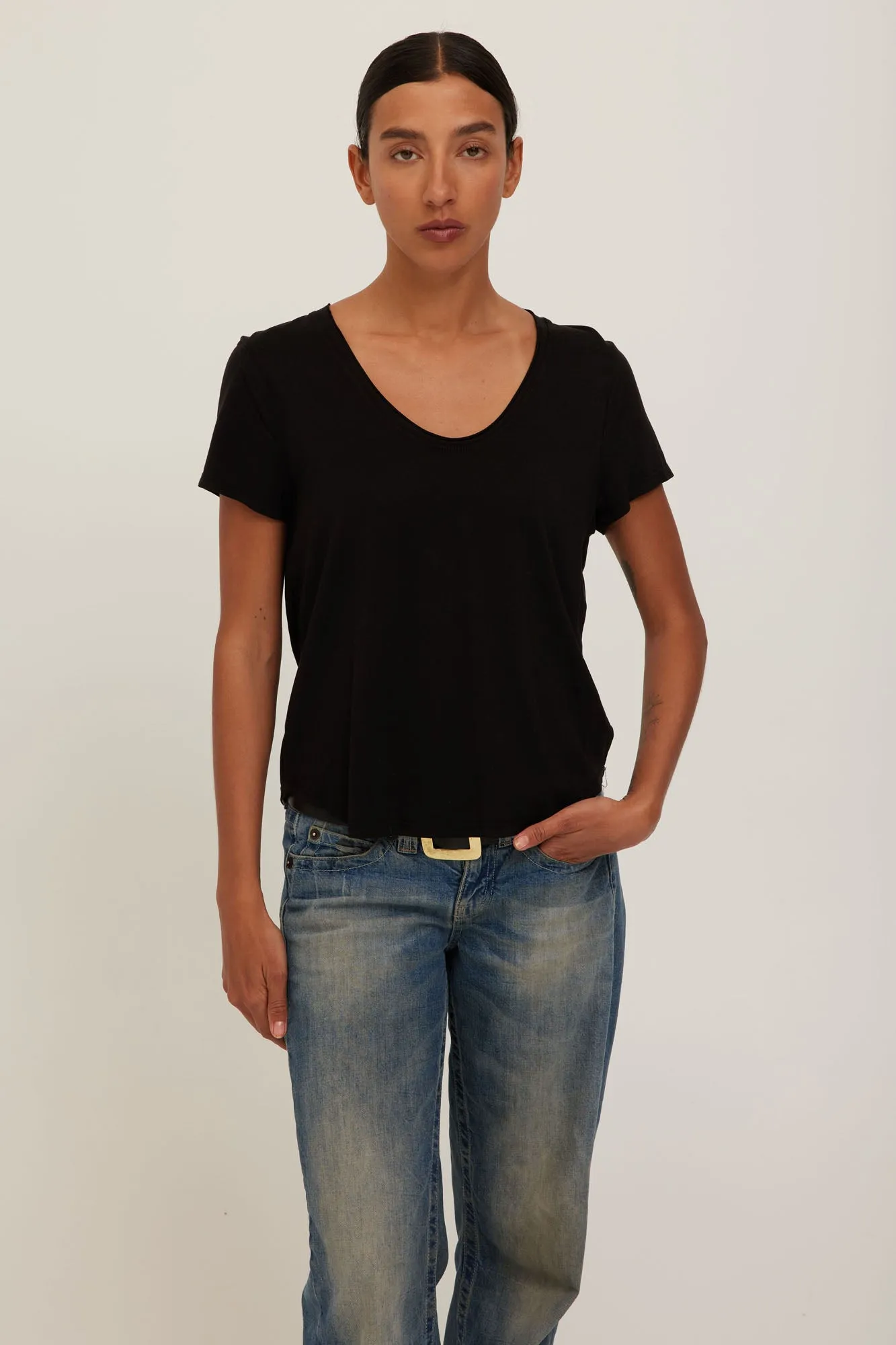 Flora U-Neck Tee sold by Project Social T product image thumbnail 3