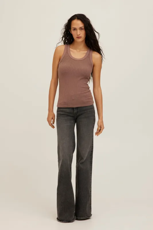 Cooper Sweater Rib Tank sold by Project Social T