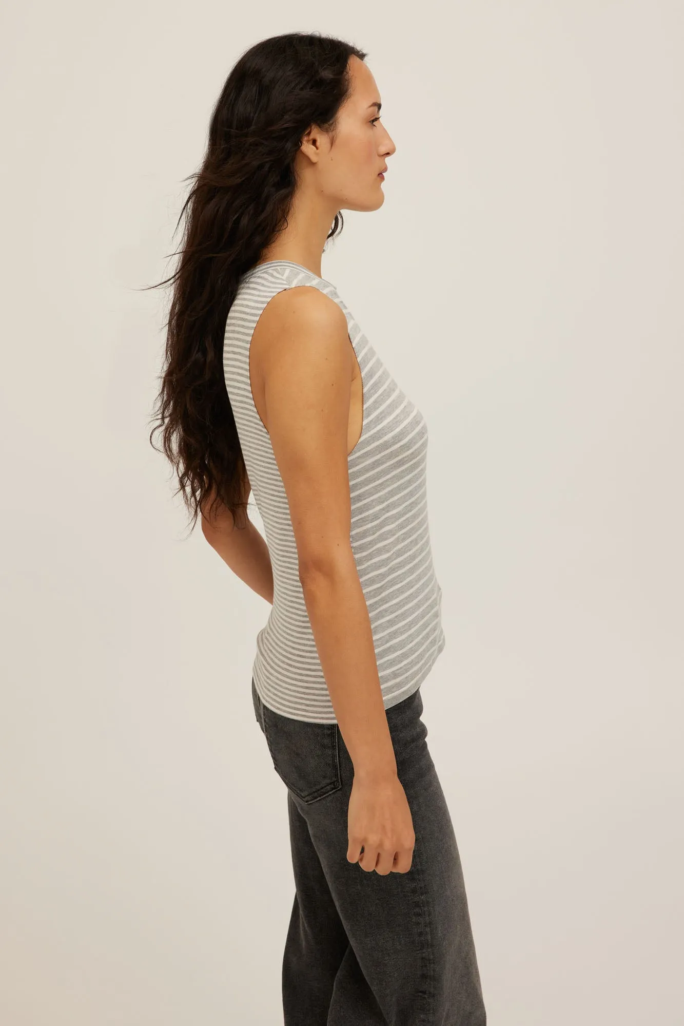 Extra Mixed Stripe Tank sold by Project Social T product image thumbnail 4