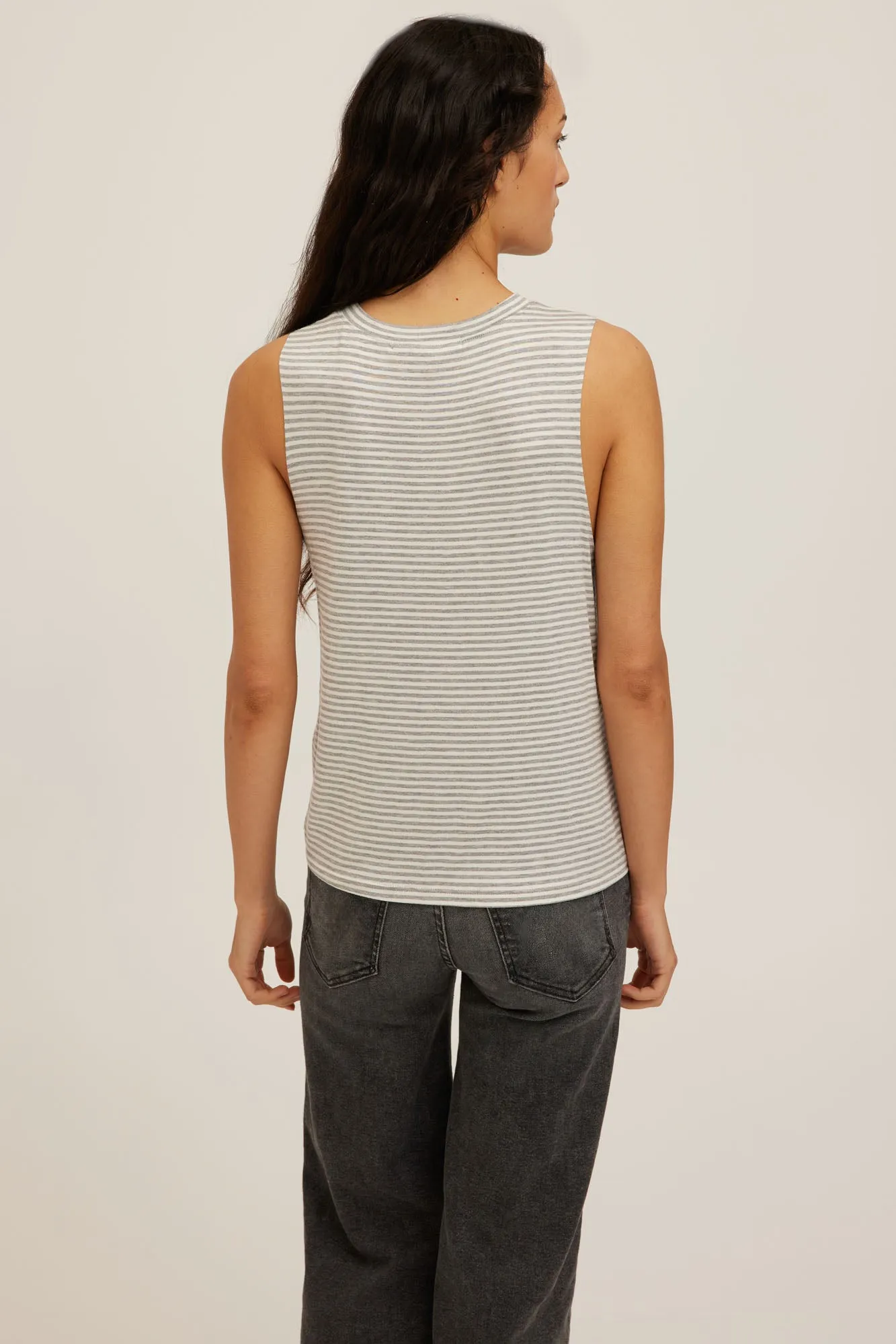Extra Mixed Stripe Tank sold by Project Social T product image thumbnail 5