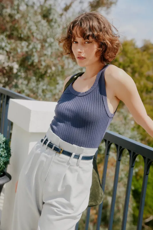 Cooper Sweater Rib Tank made by Project Social T