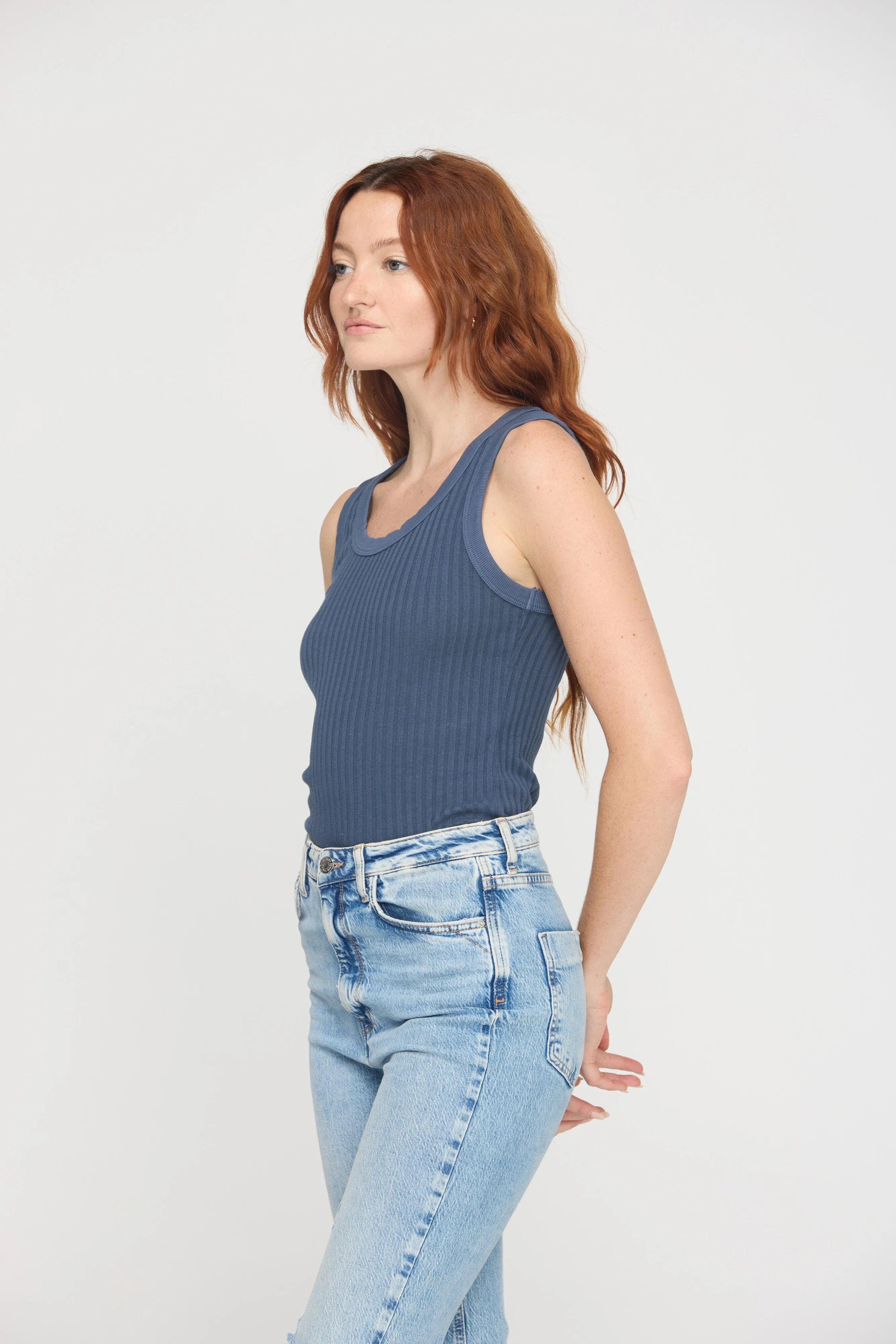 Cooper Sweater Rib Tank sold by Project Social T product image thumbnail 4