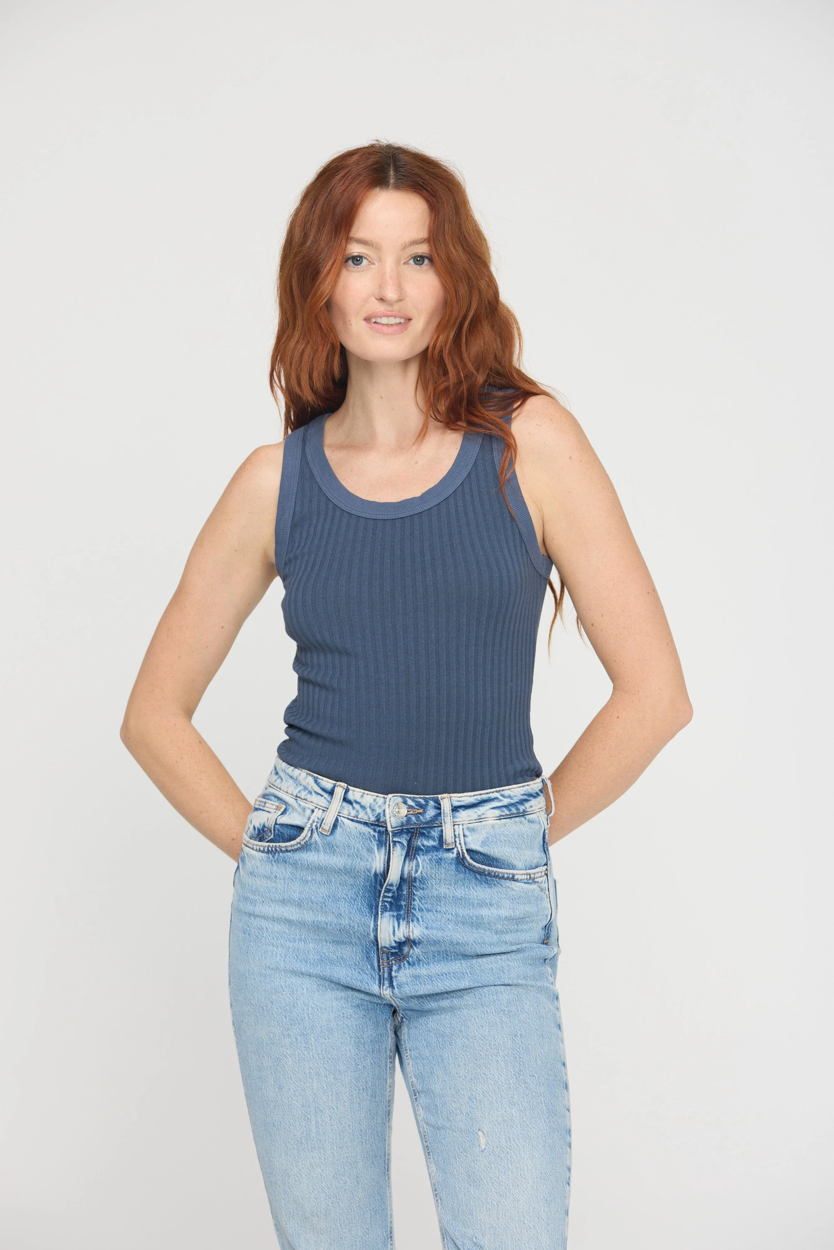 Cooper Sweater Rib Tank sold by Project Social T product image thumbnail 2