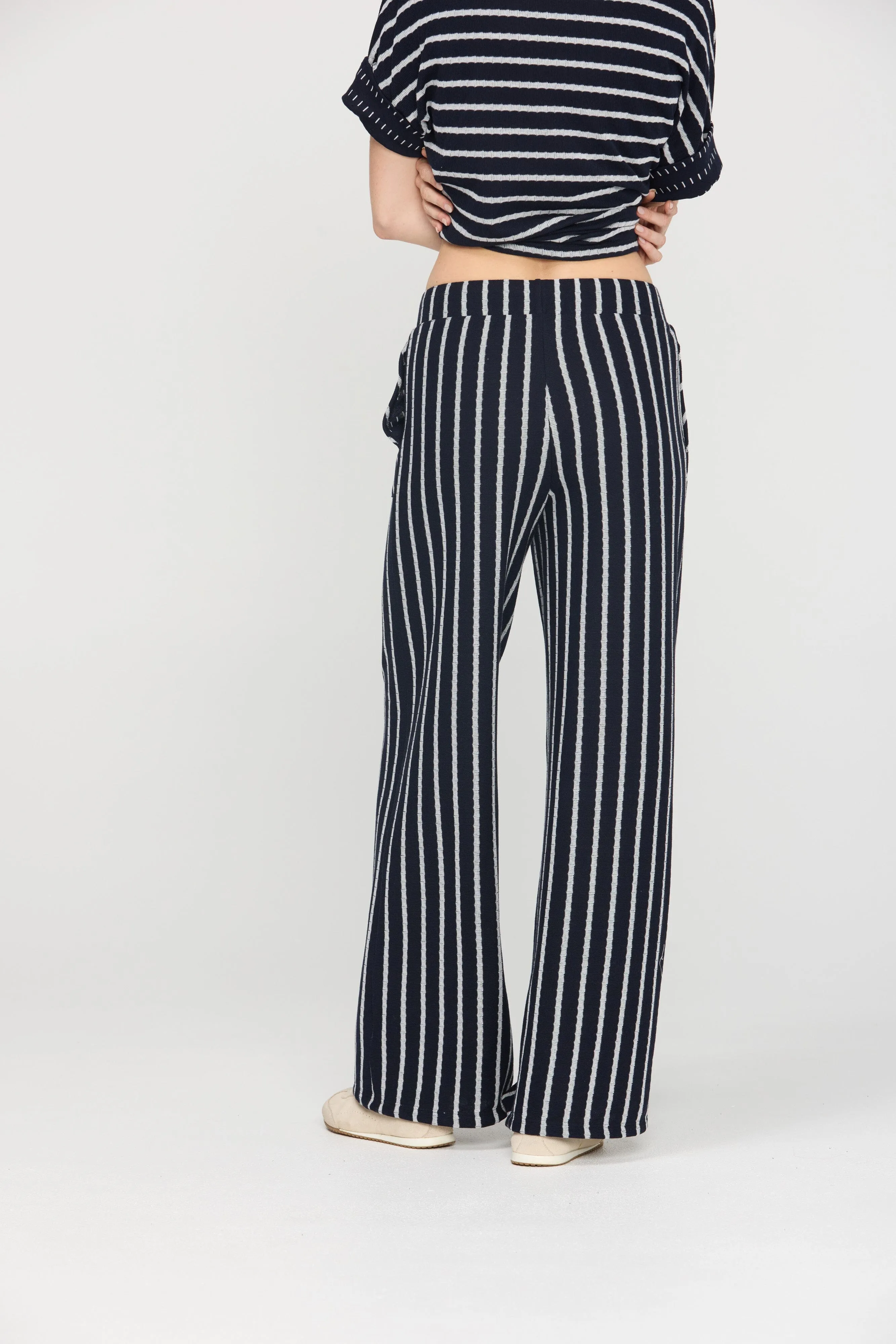 Zadie Navy Striped Pant sold by Project Social T product image thumbnail 3