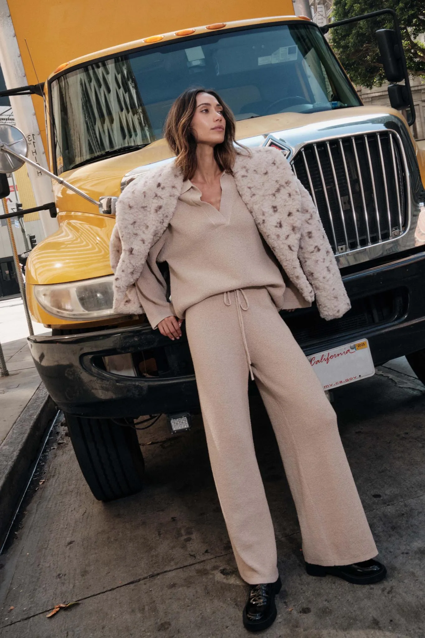 Feeling Great Textured Knit Wide-Leg Sweater Pants sold by Promesa product image thumbnail 3