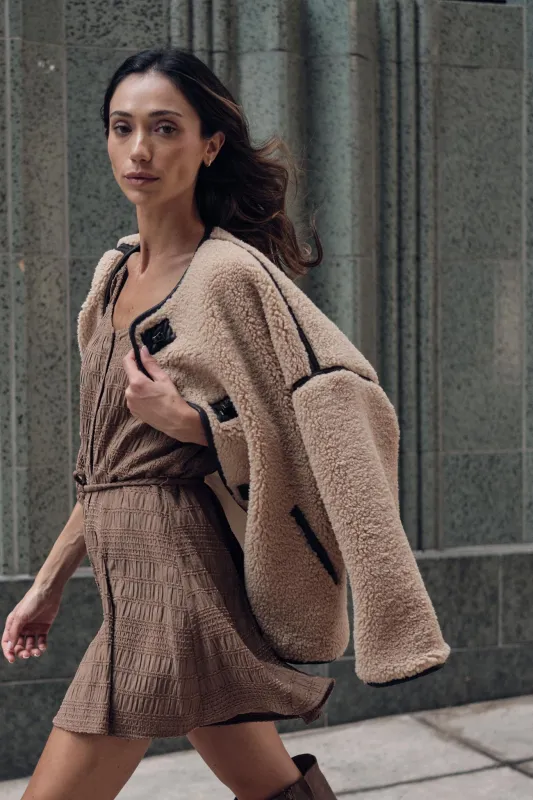 Tibetan Trail Sherpa Fleece Toggle Jacket sold by Promesa