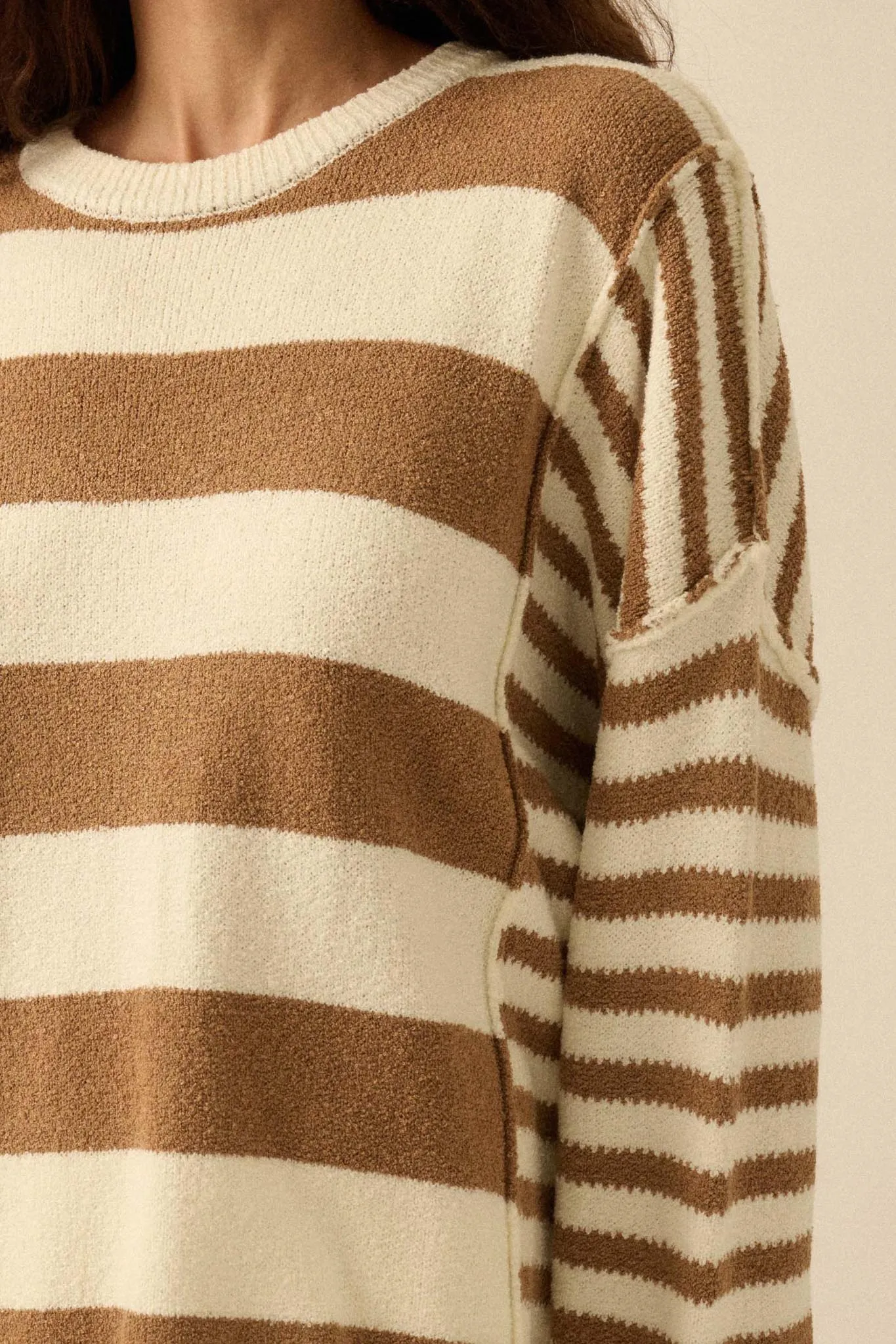 Promise the Label Paneled Striped Sweater sold by Promesa product image thumbnail 5