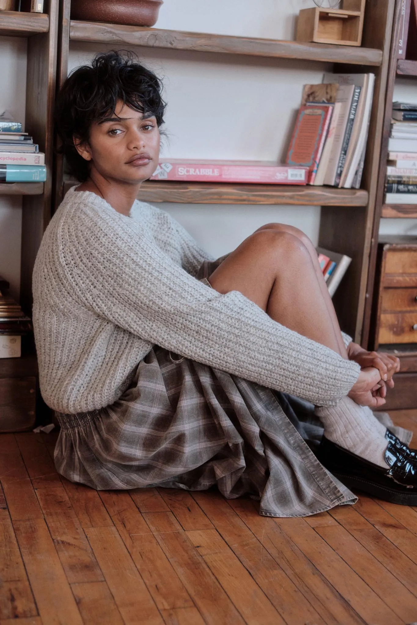 Soft Sunday Ribbed Knit Buttoned V-Neck Cardigan sold by Promesa product image thumbnail 2