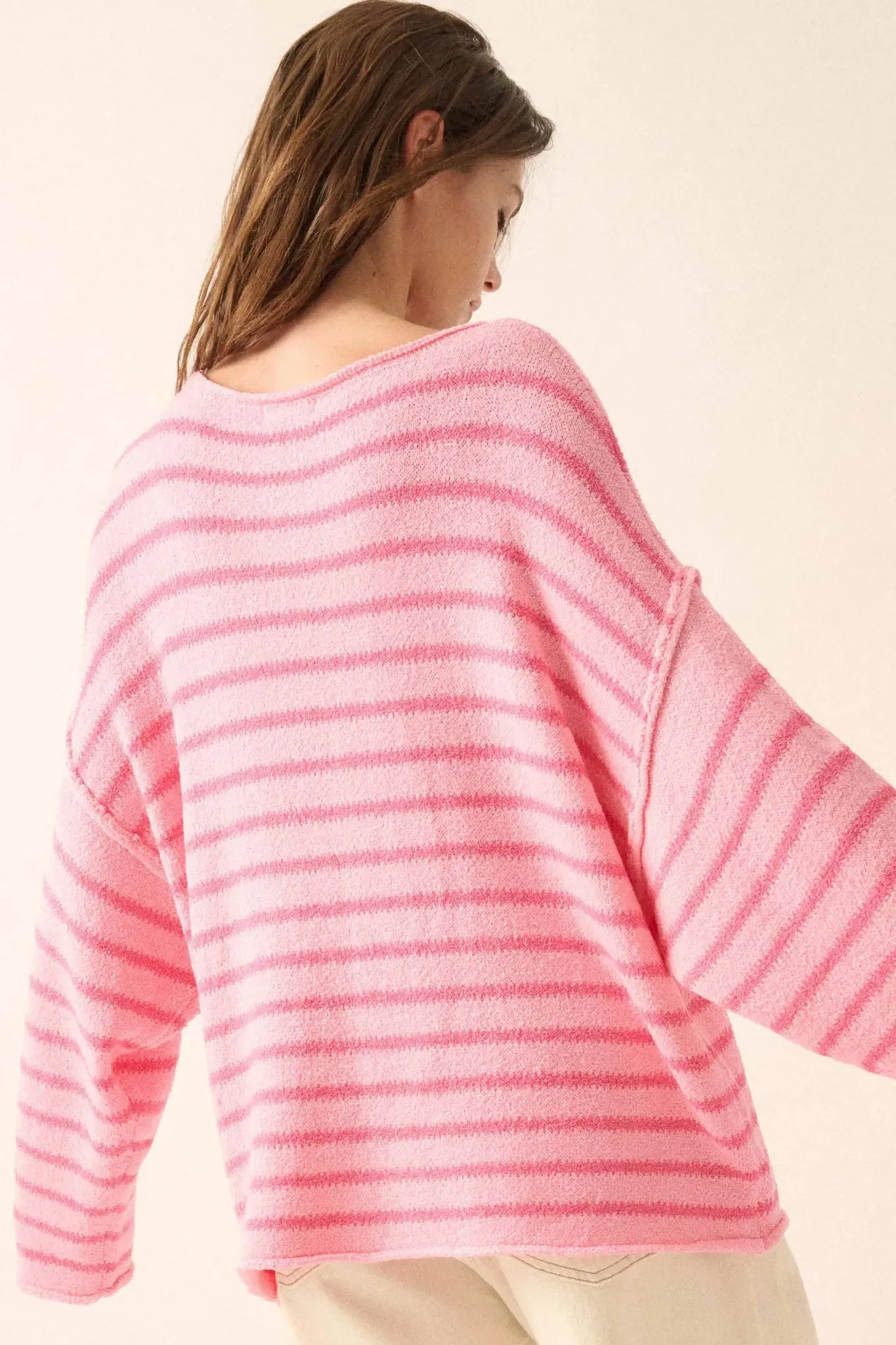 Stripe Hype Oversized Striped Sweater sold by Promesa product image thumbnail 4