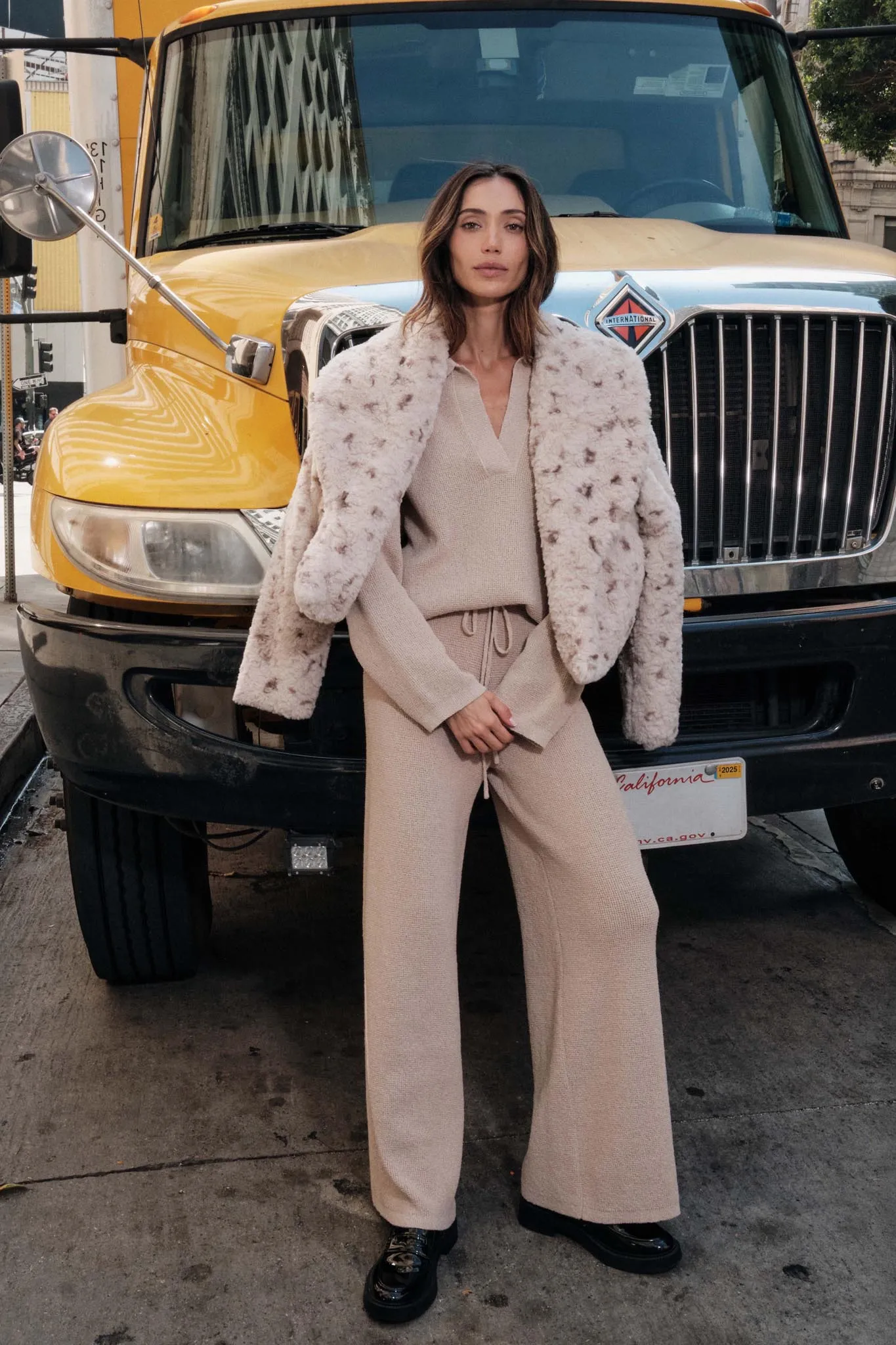 Beautiful Creature Spotted Faux Fur Jacket sold by Promesa product image thumbnail 2