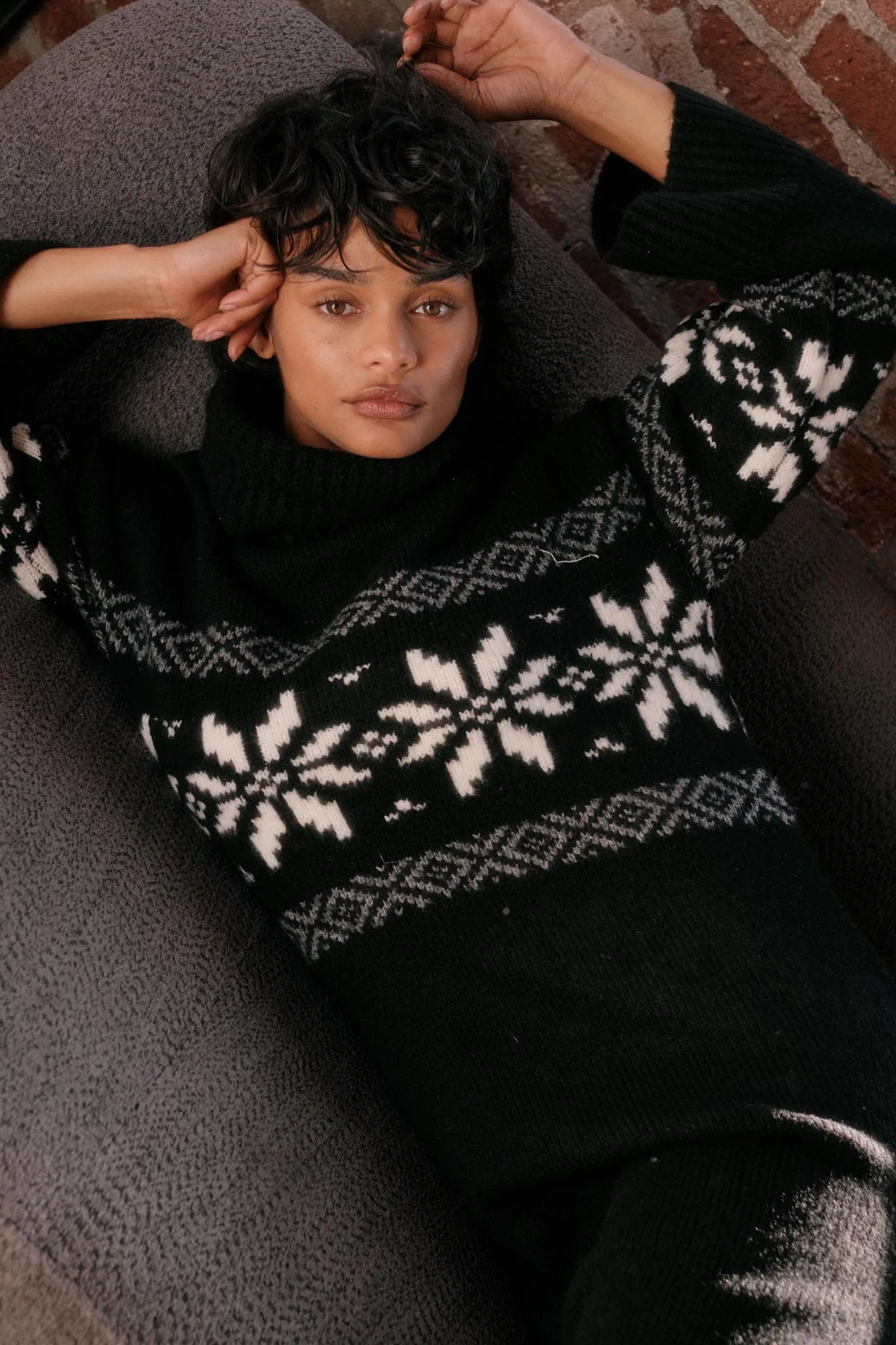 Mountain High Alpine-Knit Midi Sweater Dress sold by Promesa product image thumbnail 2