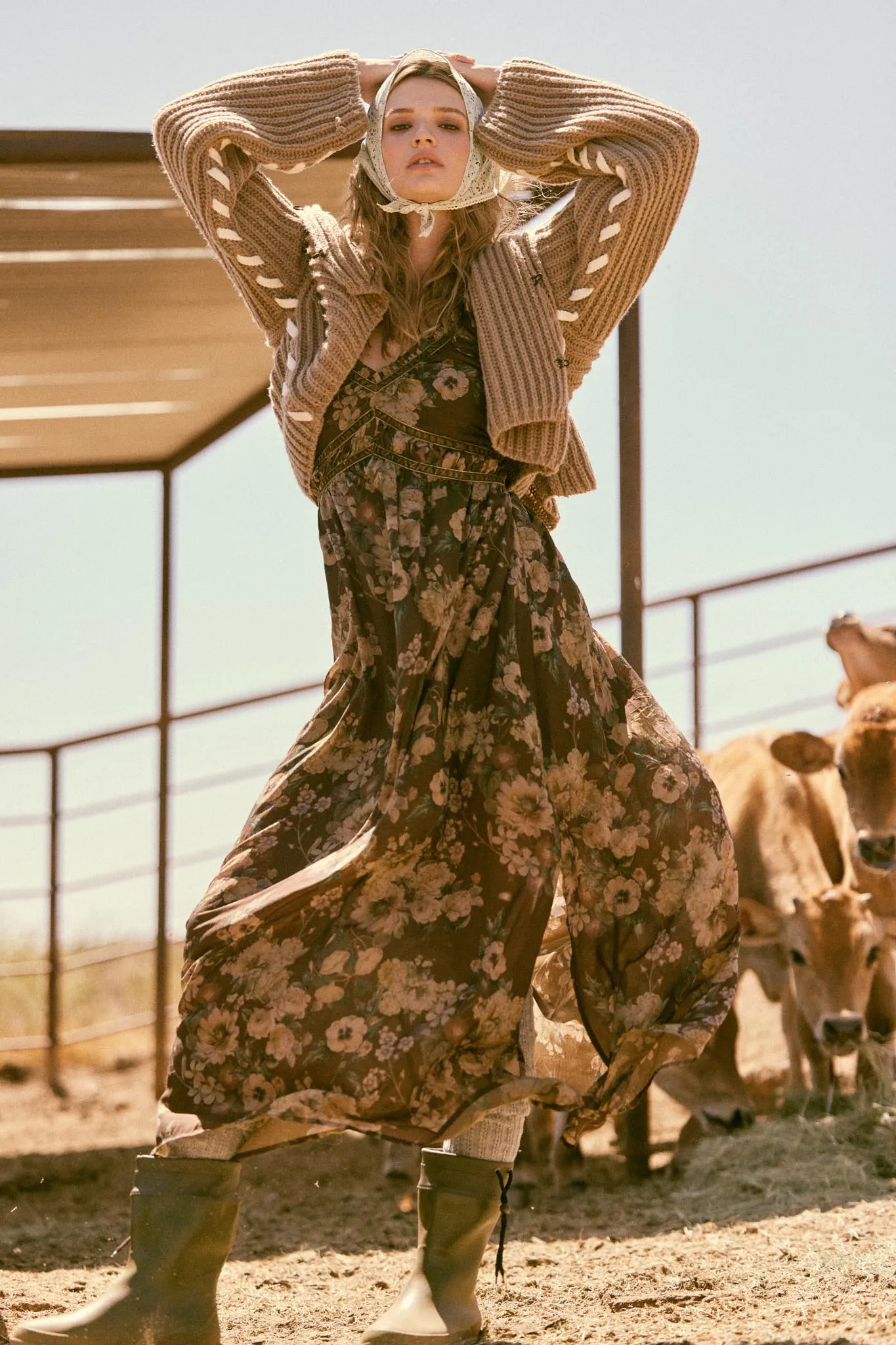 Stitch in Time Stitch-Detail Flap-Collar Cardigan sold by Promesa product image thumbnail 2