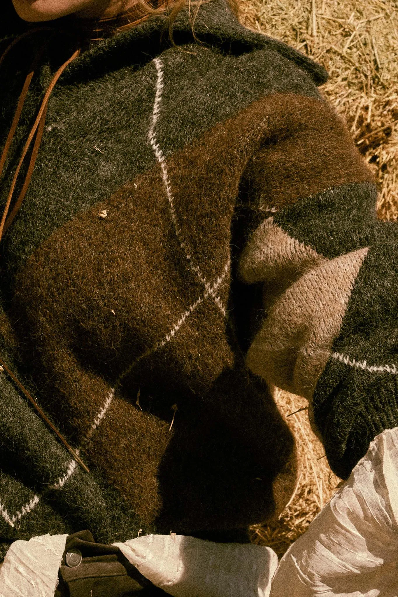 Crossing Paths Argyle Knit Collared Sweater sold by Promesa product image thumbnail 3