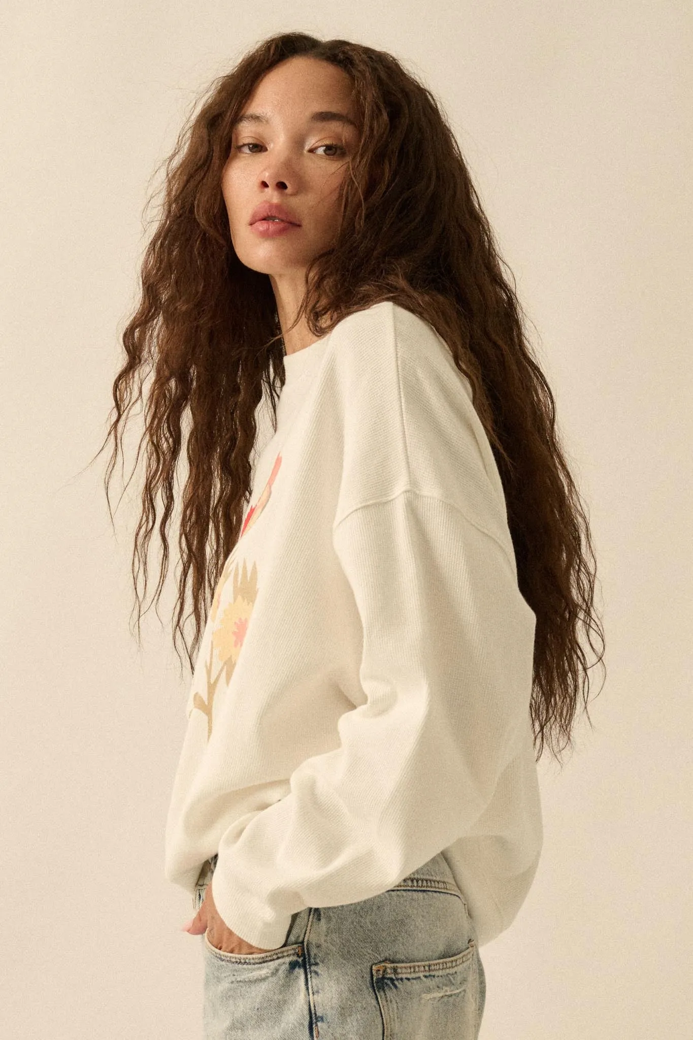 Fall Flowers Floral Thermal Graphic Top sold by Promesa product image thumbnail 5