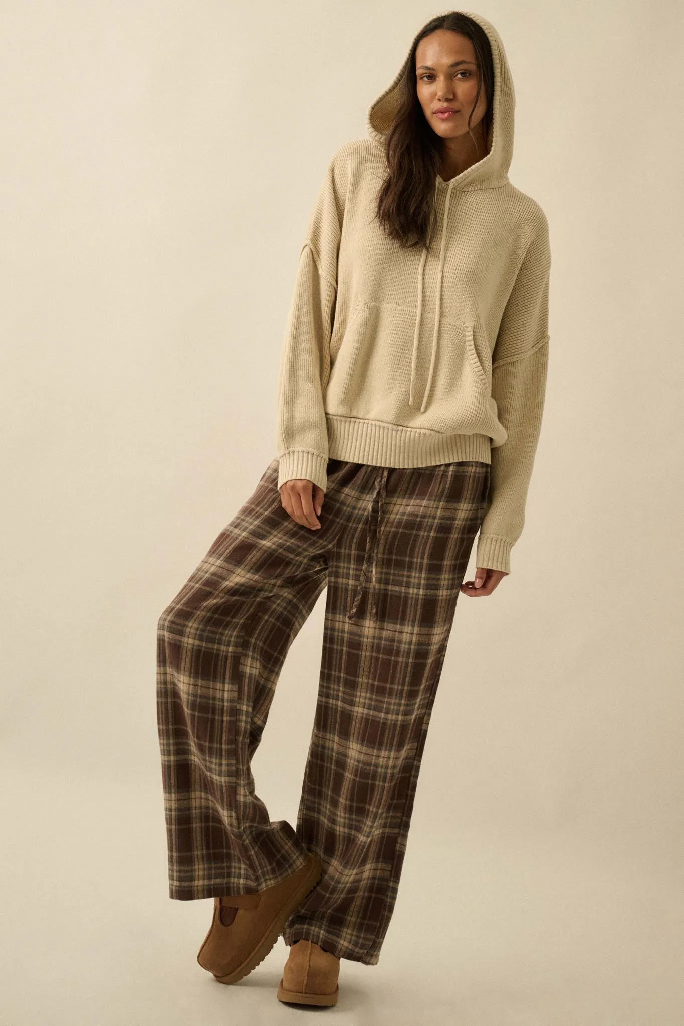 Easy to Please Kangaroo Pocket Hoodie Sweater sold by Promesa product image thumbnail 3