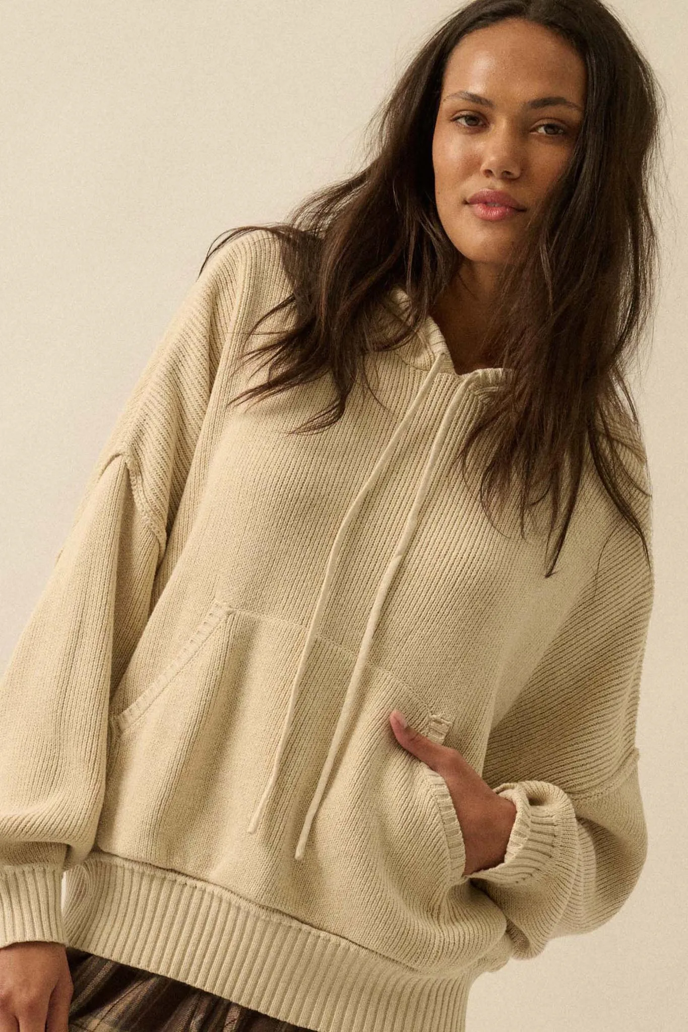 Easy to Please Kangaroo Pocket Hoodie Sweater sold by Promesa product image thumbnail 5