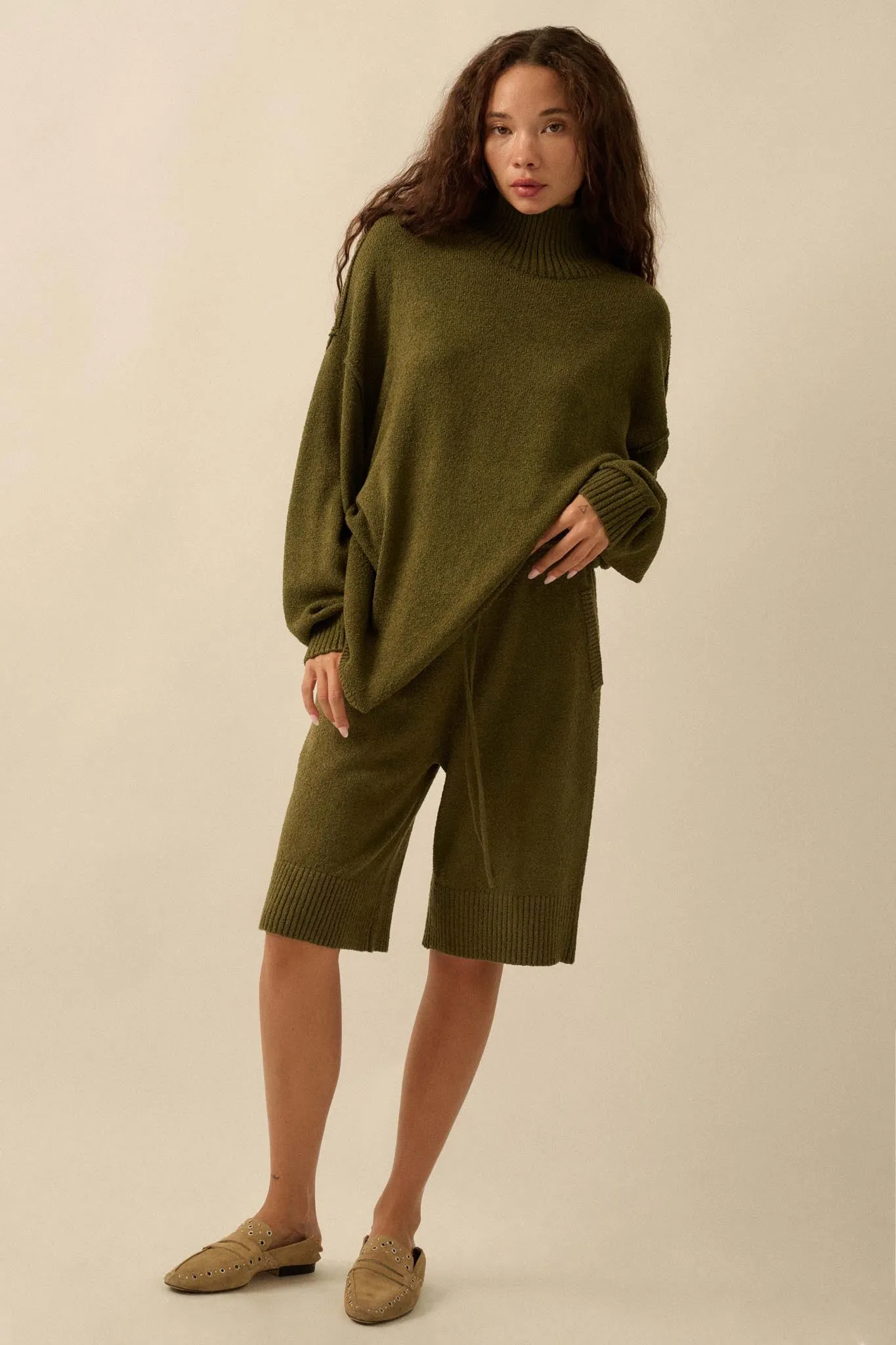 Promise the Label Textured Mock-Neck Sweater sold by Promesa product image thumbnail 5