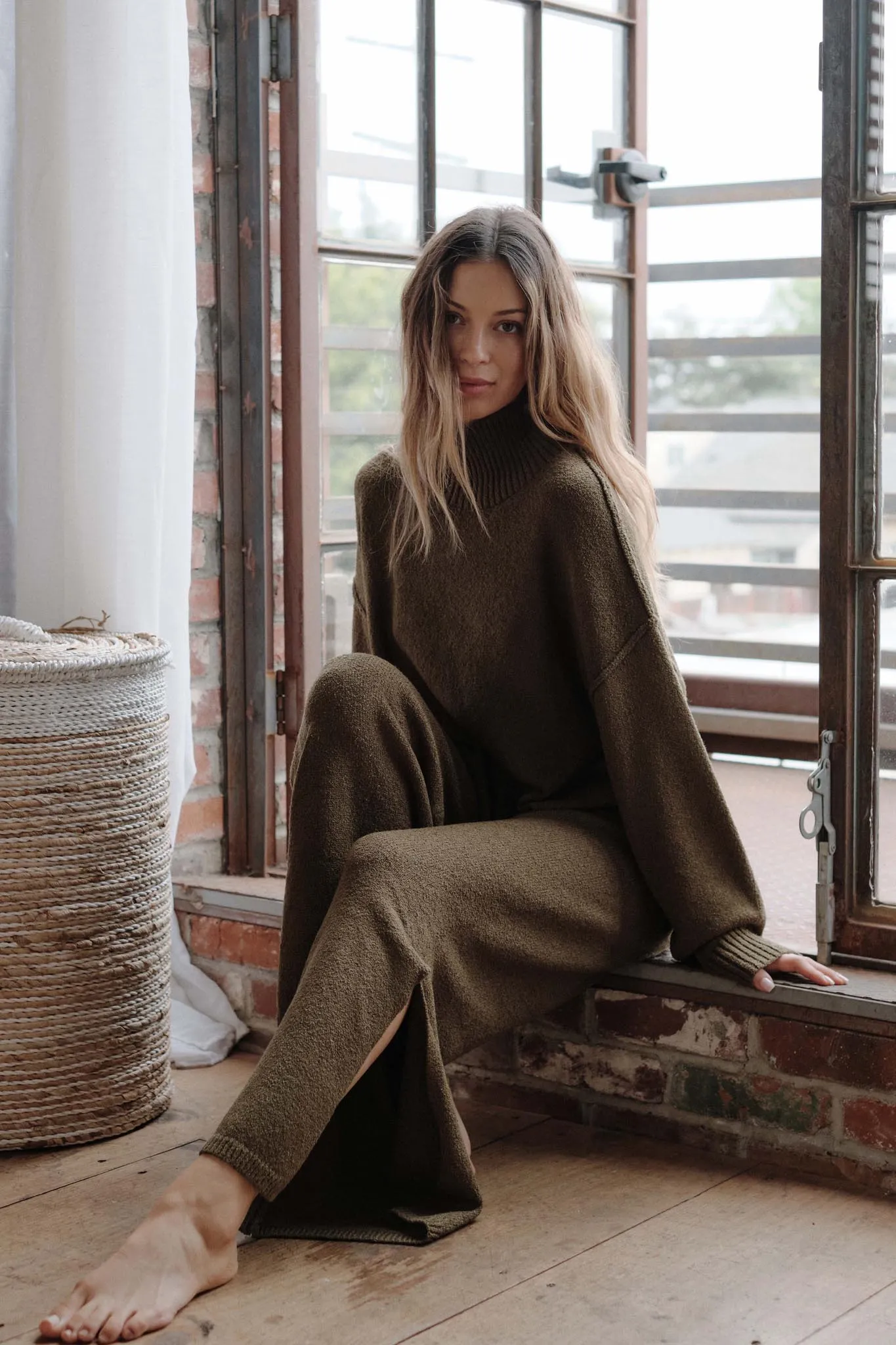 Promise the Label Textured Mock-Neck Sweater sold by Promesa product image thumbnail 2