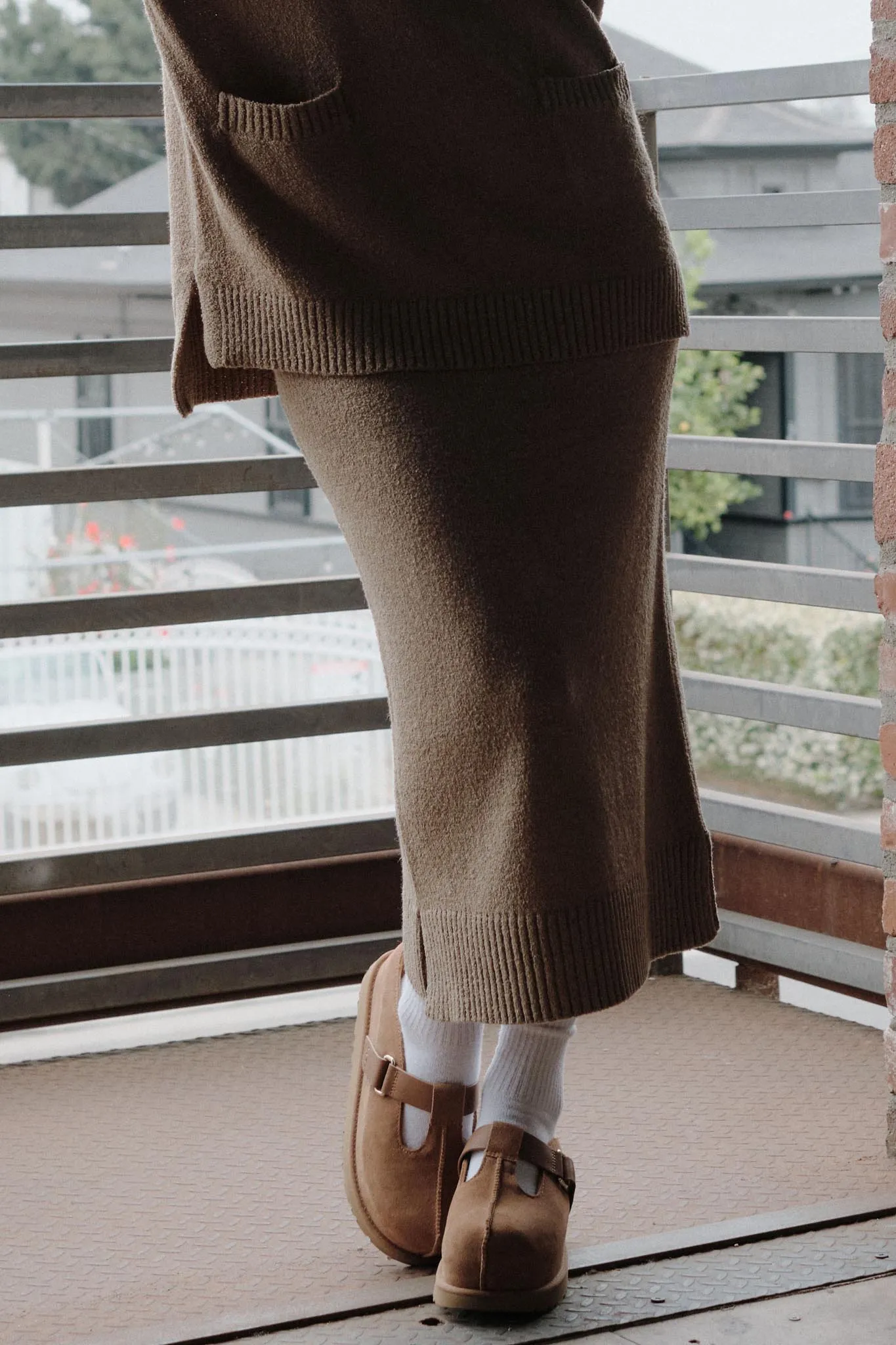 Promise the Label Textured Knit Sweater Midi Skirt sold by Promesa product image thumbnail 2