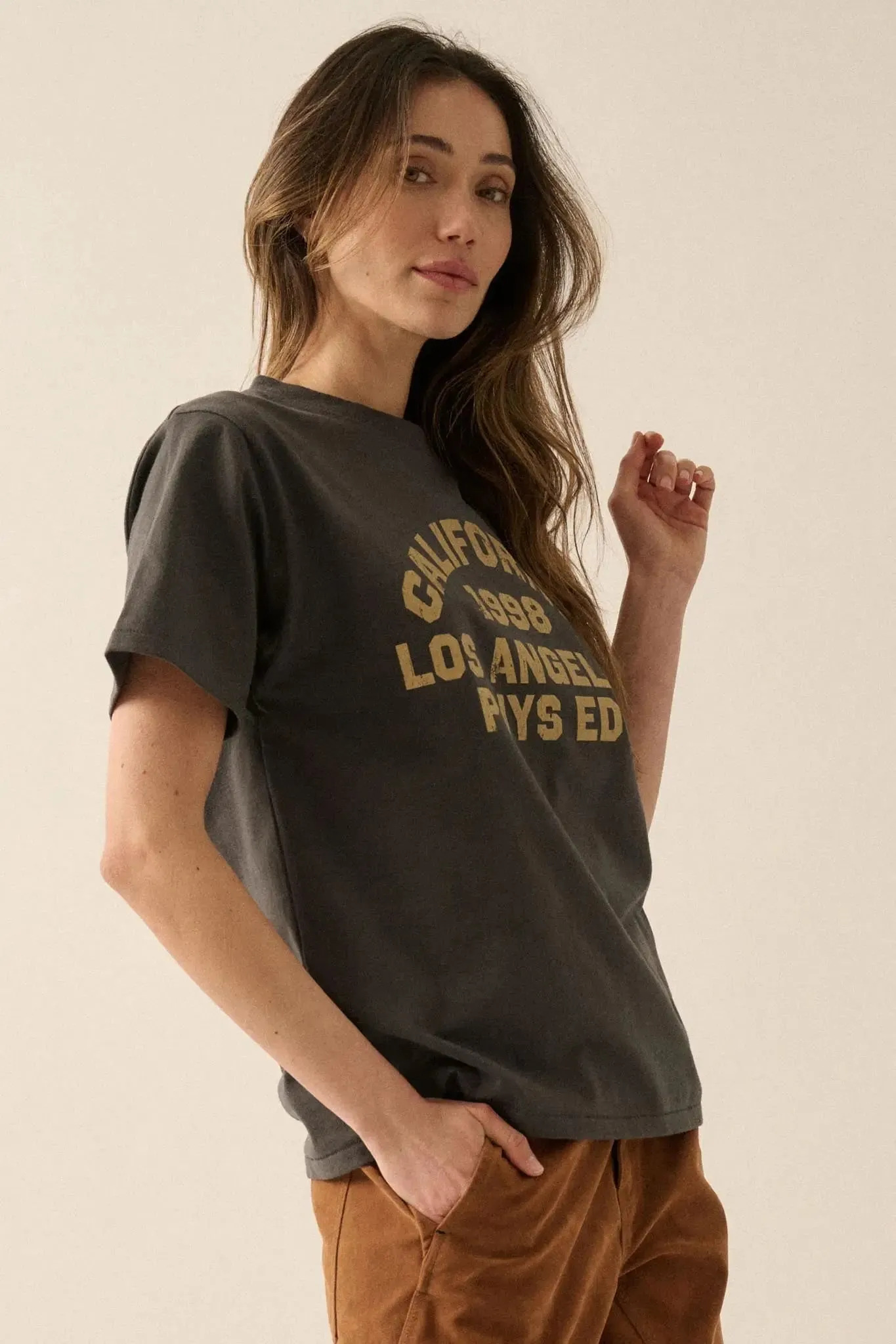 1998 Los Angeles Phys Ed Vintage-Print Graphic Tee sold by Promesa product image thumbnail 5