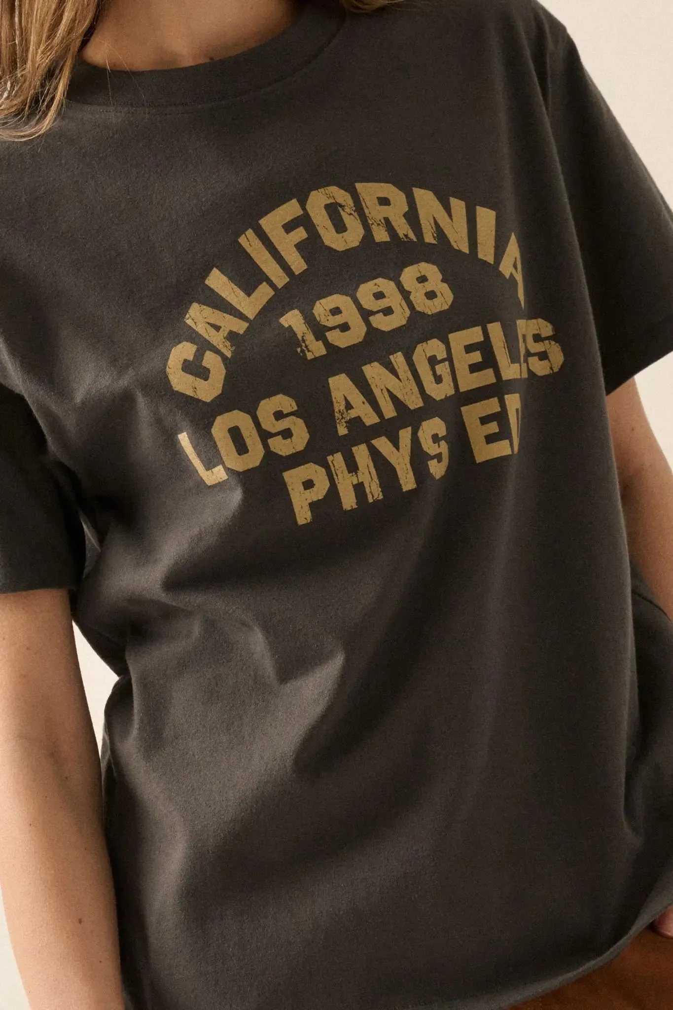 1998 Los Angeles Phys Ed Vintage-Print Graphic Tee sold by Promesa product image thumbnail 2