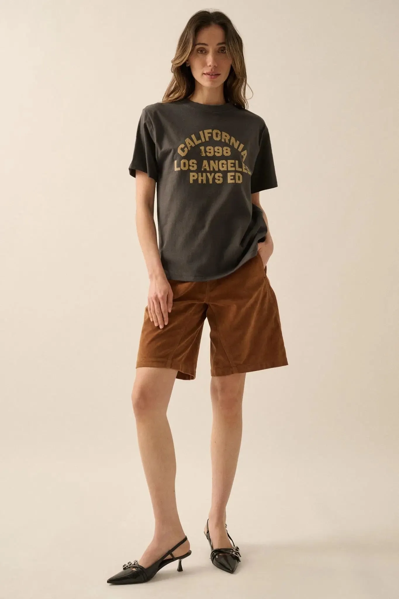 1998 Los Angeles Phys Ed Vintage-Print Graphic Tee sold by Promesa product image thumbnail 4