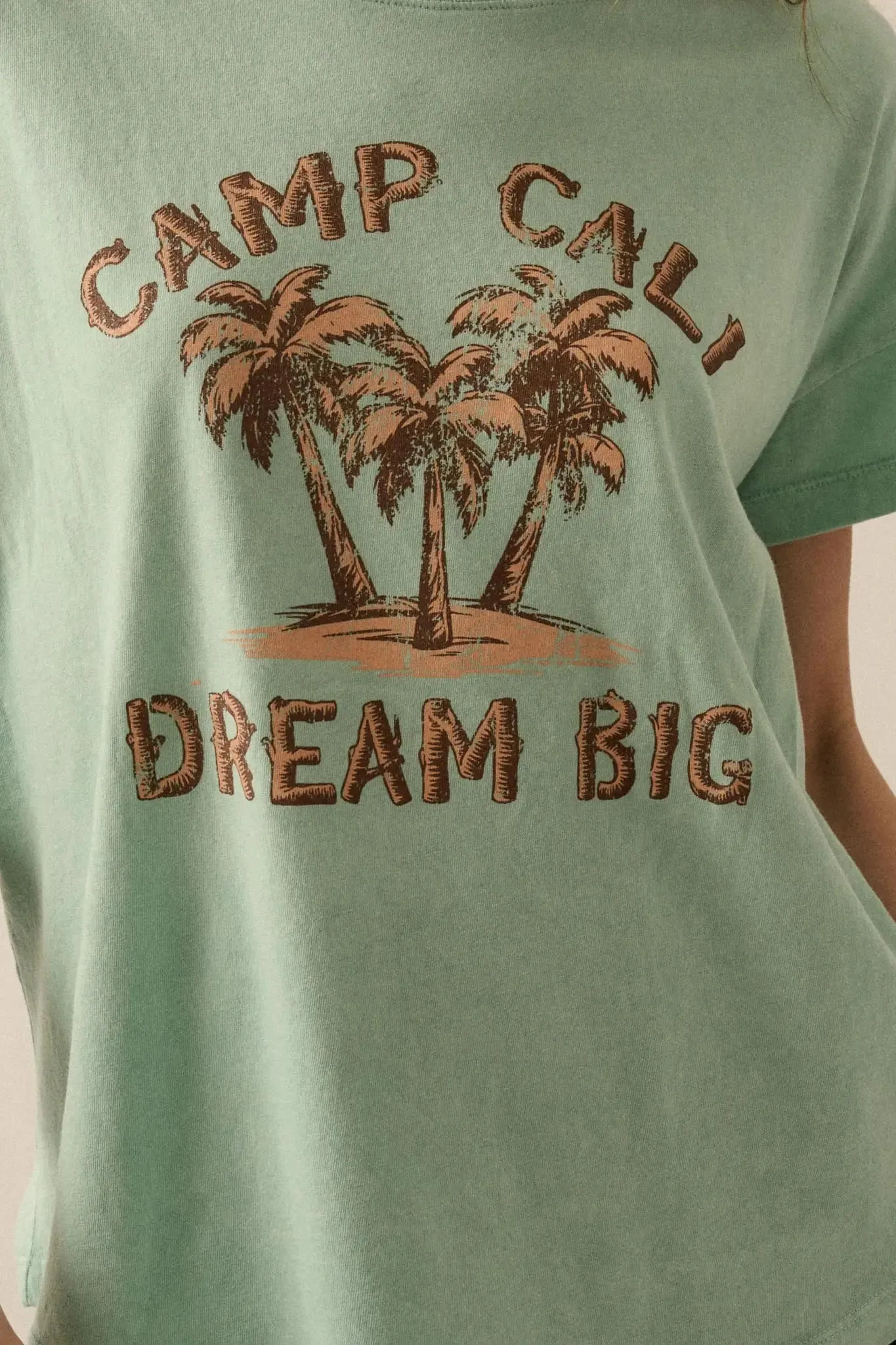 Camp Cali Dream Big Vintage-Wash Graphic Tee sold by Promesa product image thumbnail 2